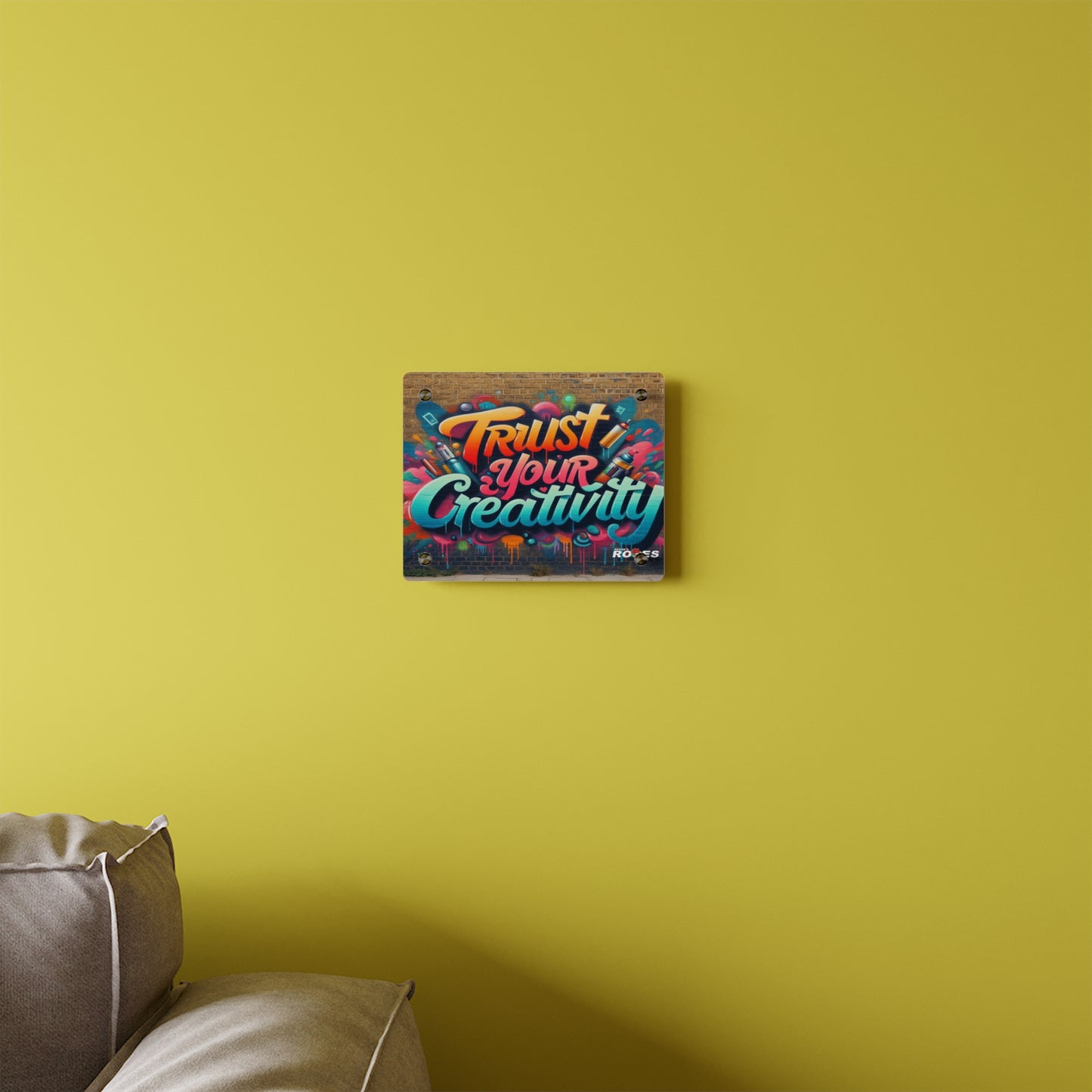 Trust Your Creativity Acrylic Wall Art Panel