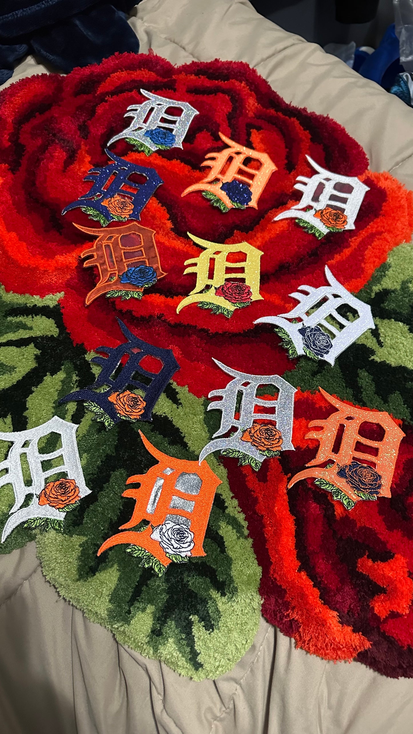 Custom Embroidered Iron On Patches in 10in size
