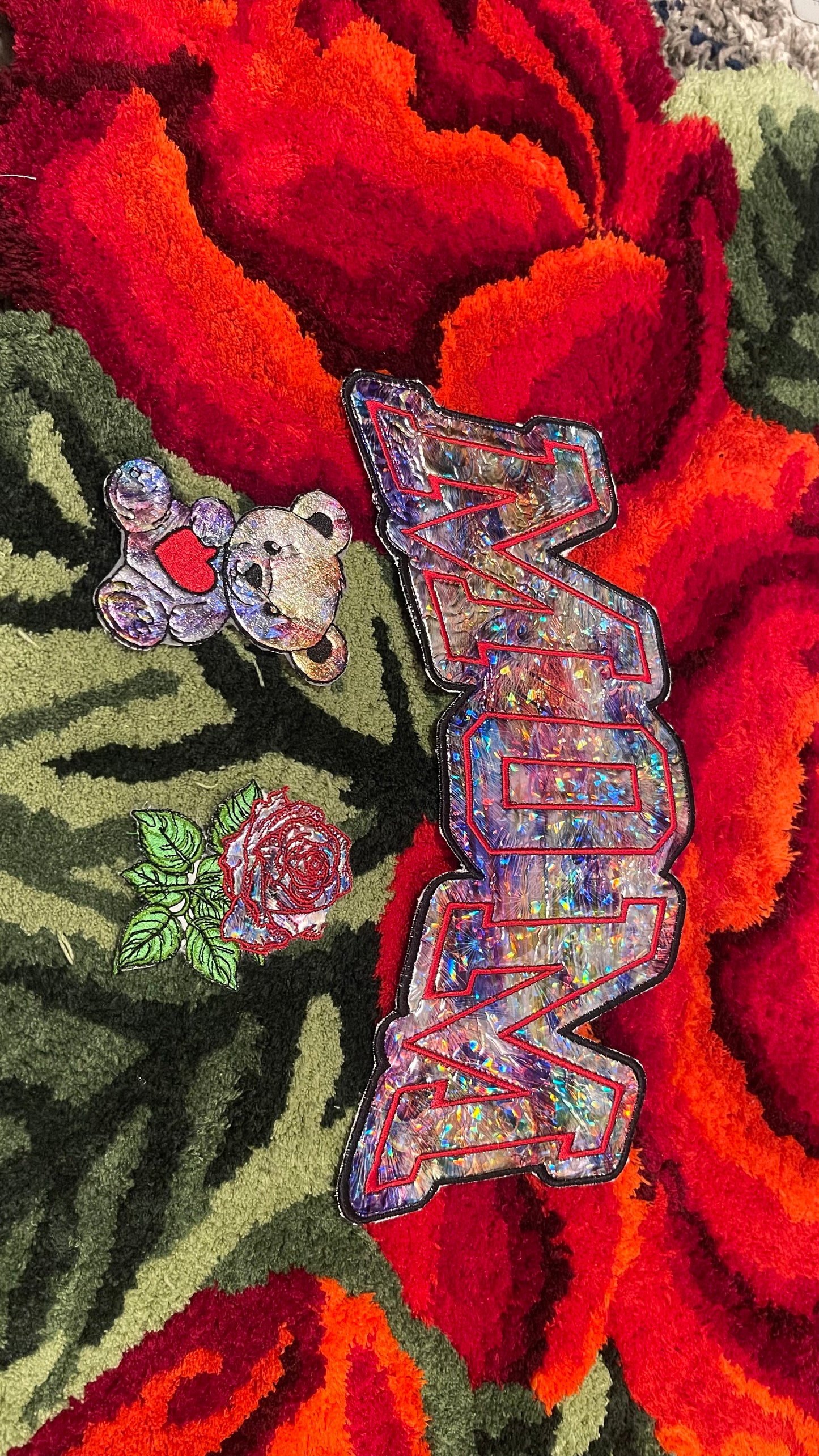 Custom Embroidered Iron On Patches in 4x4in size