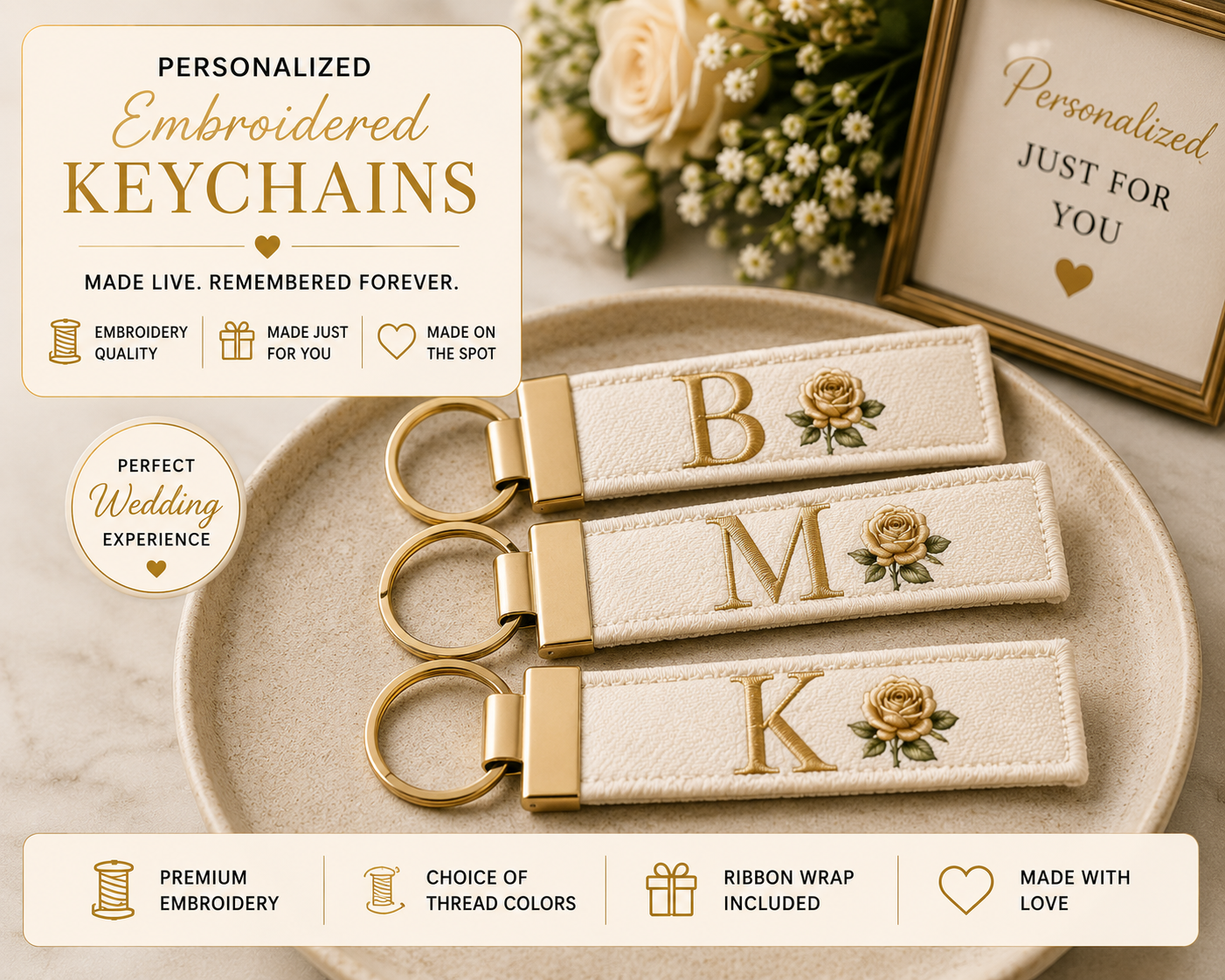 Reese's Roses Custom Live Design Bar: Weddings