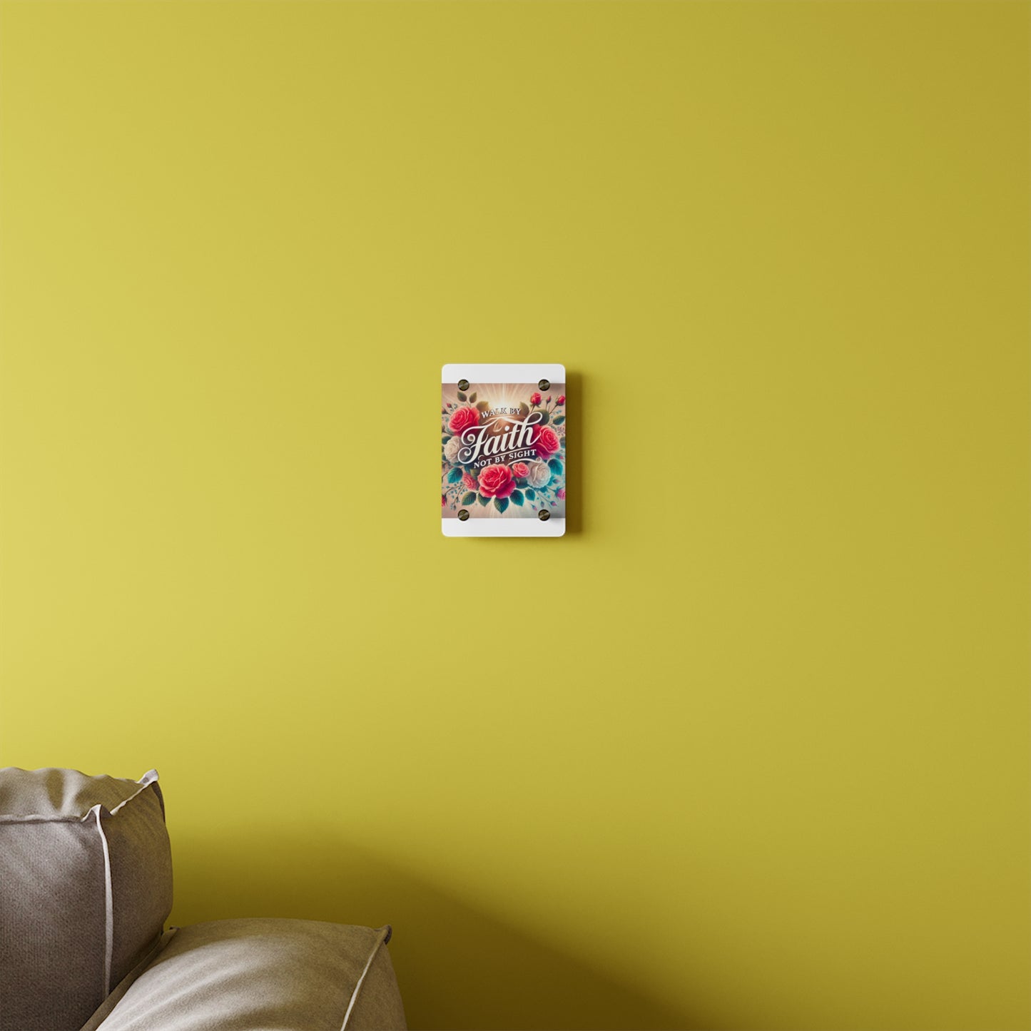 Walk By Faith Acrylic Wall Art Panel
