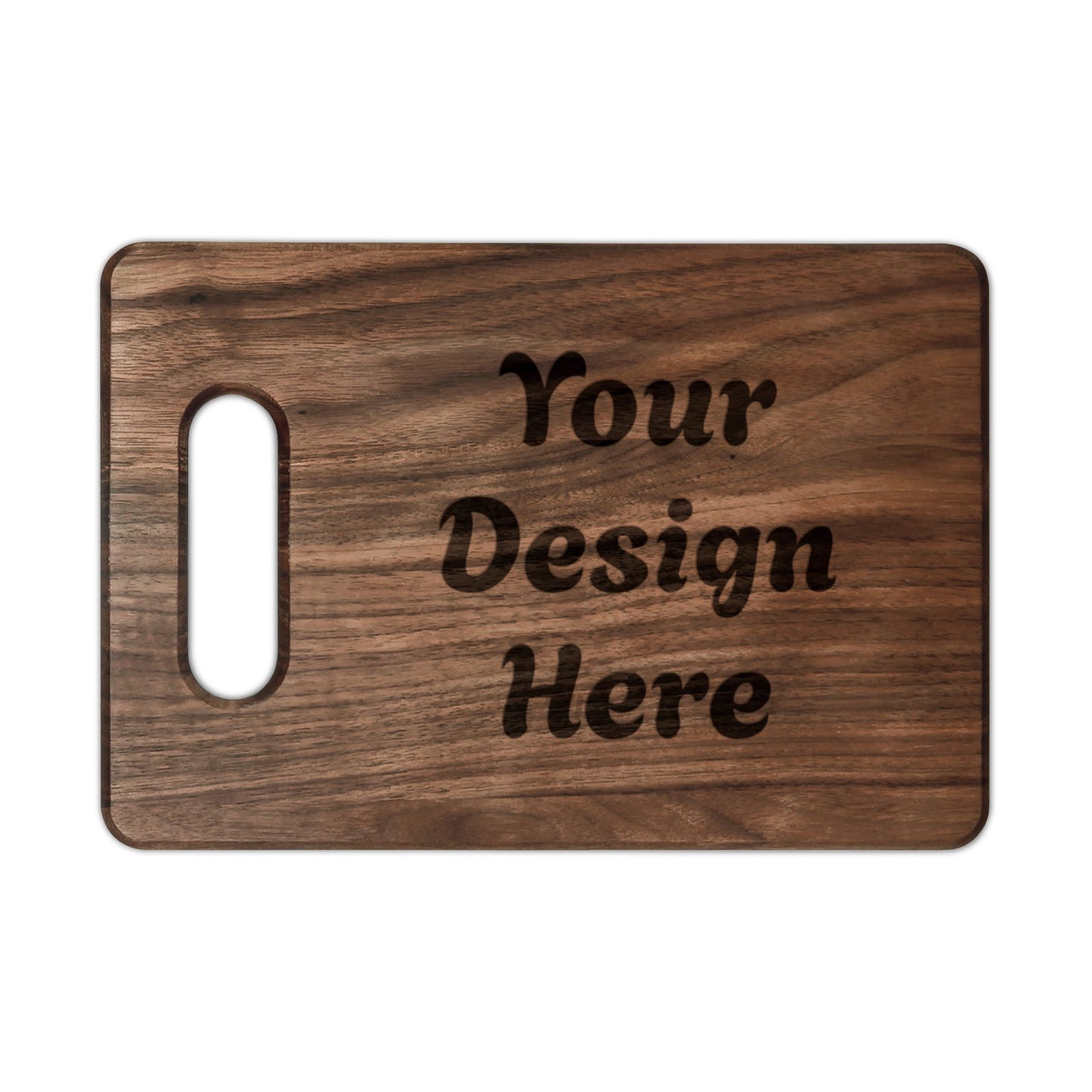 Personalized Engraved Wooden Cutting Board — Custom Design Serving & Chopping Board