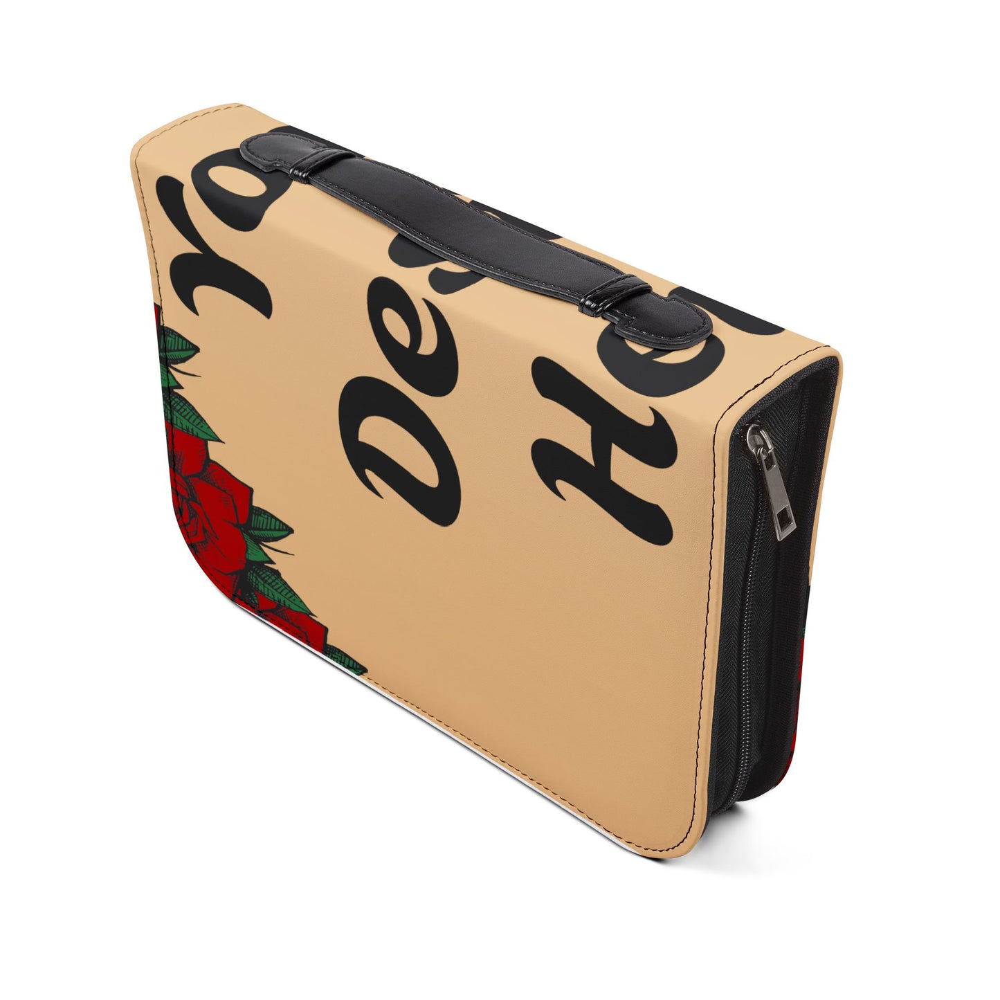 Custom Zipper Bible Cover — Protective Scripture Sleeve with Handle