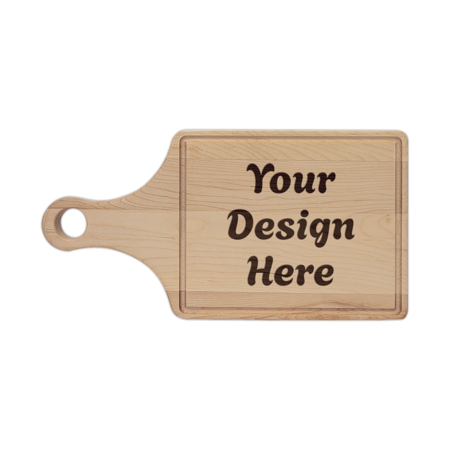 Personalized Engraved Wooden Cutting Board — Custom Design Serving & Chopping Board