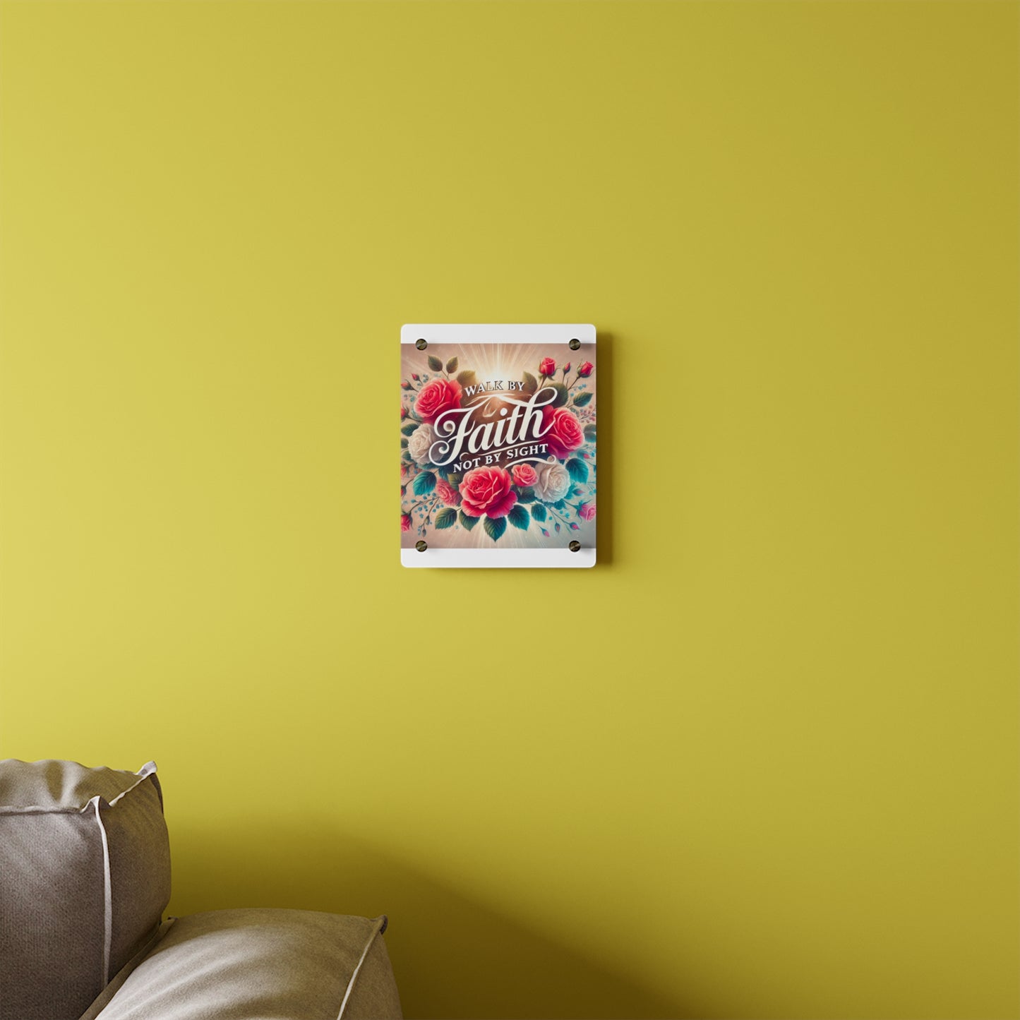 Walk By Faith Acrylic Wall Art Panel