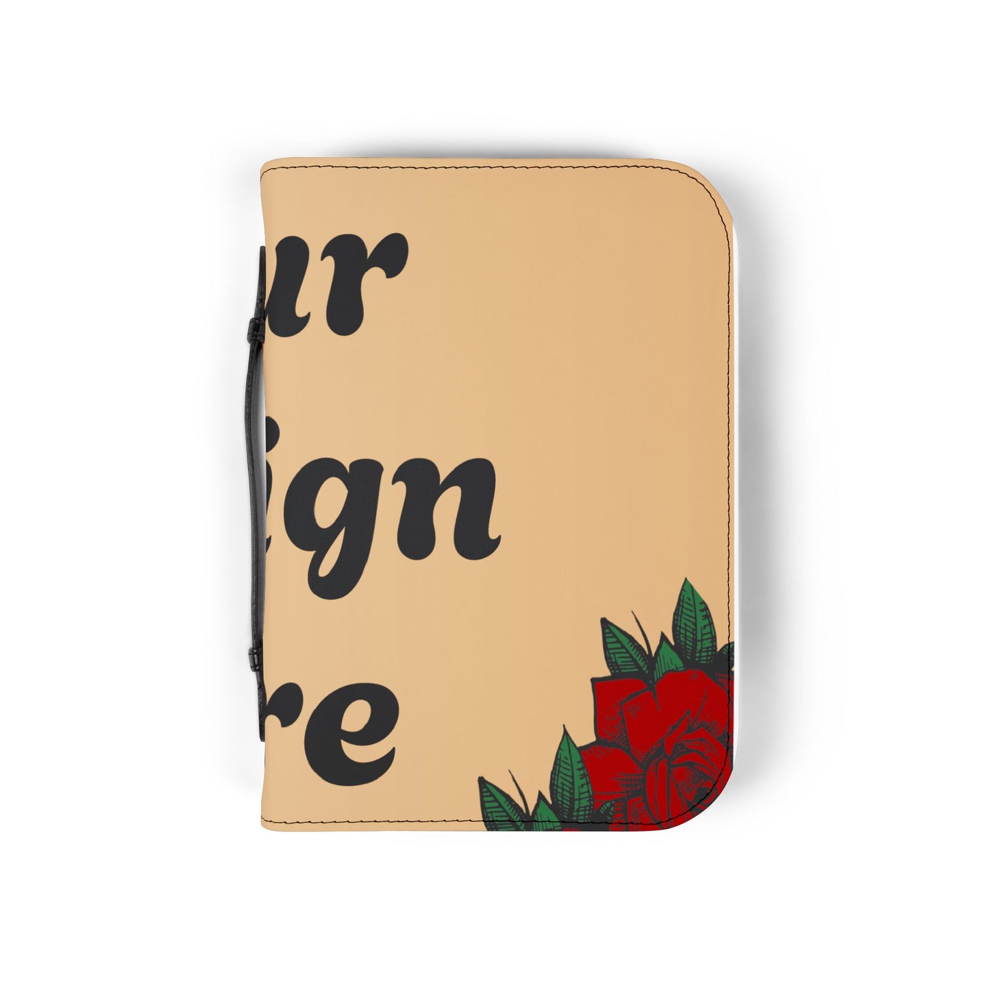 Custom Zipper Bible Cover — Protective Scripture Sleeve with Handle
