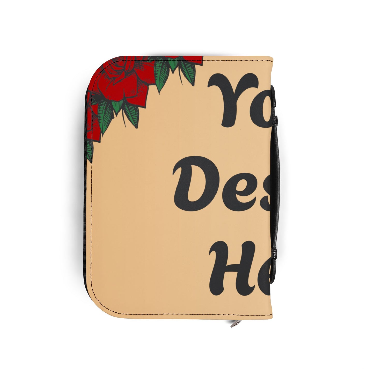 Custom Zipper Bible Cover — Protective Scripture Sleeve with Handle