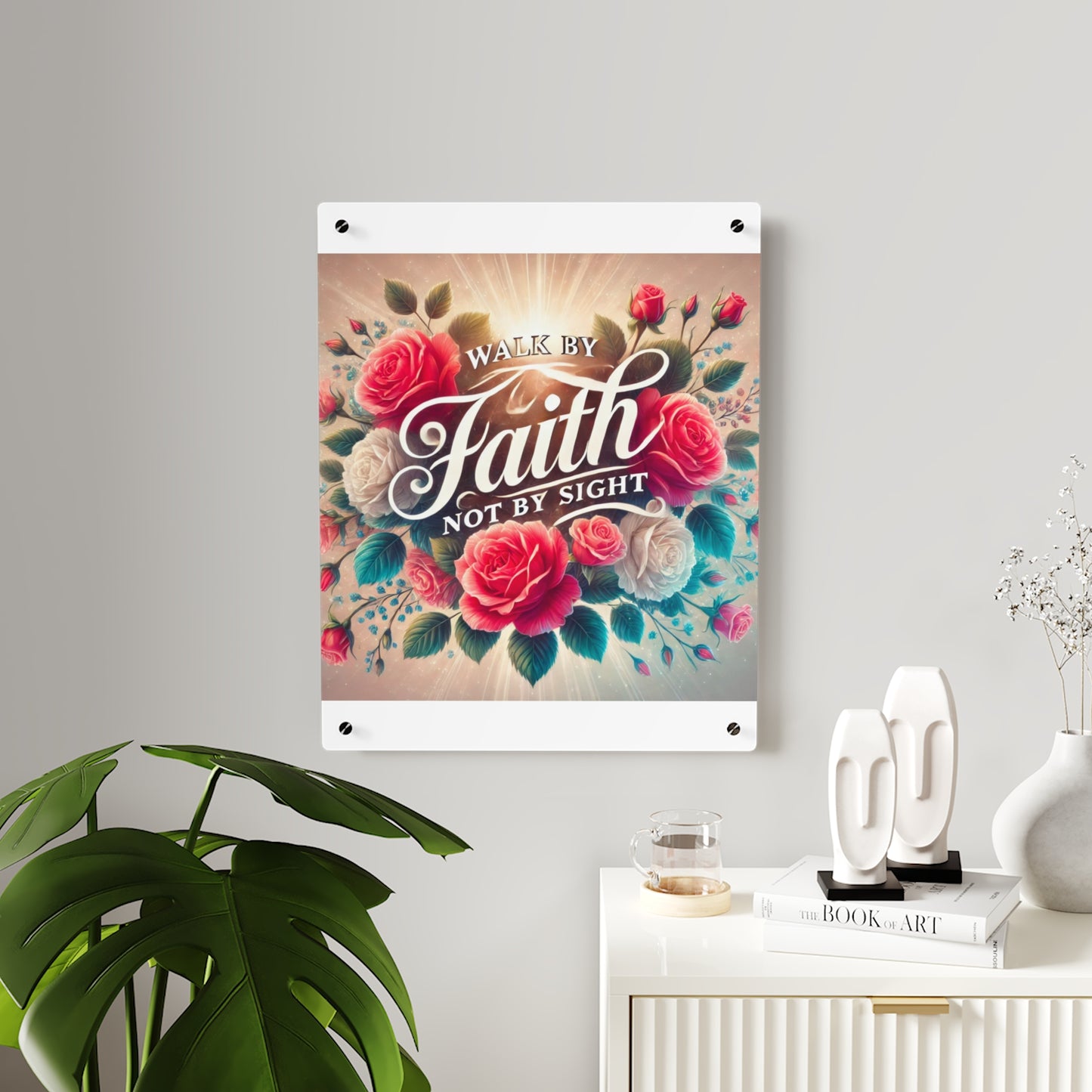 Walk By Faith Acrylic Wall Art Panel