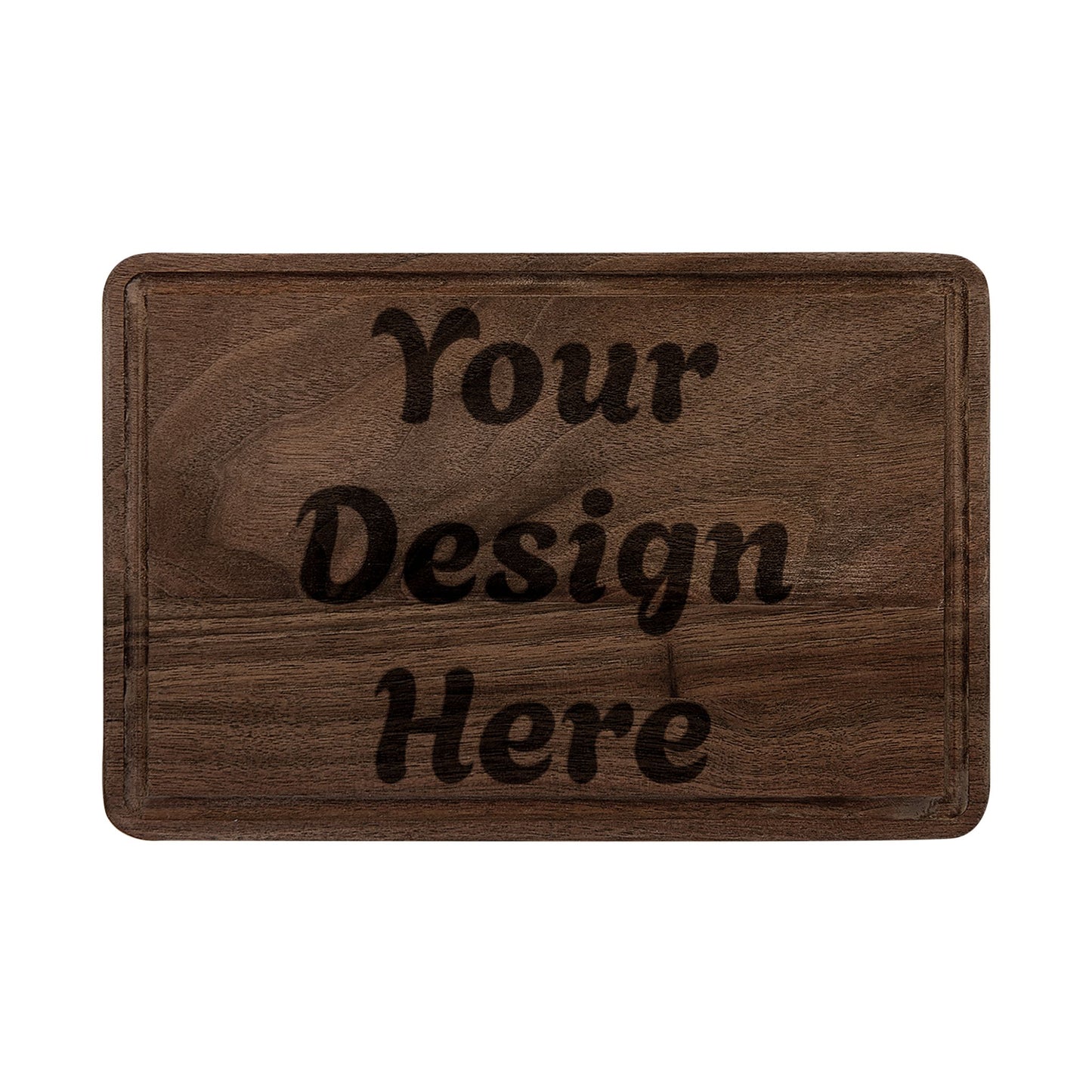 Personalized Engraved Wooden Cutting Board — Custom Design Serving & Chopping Board