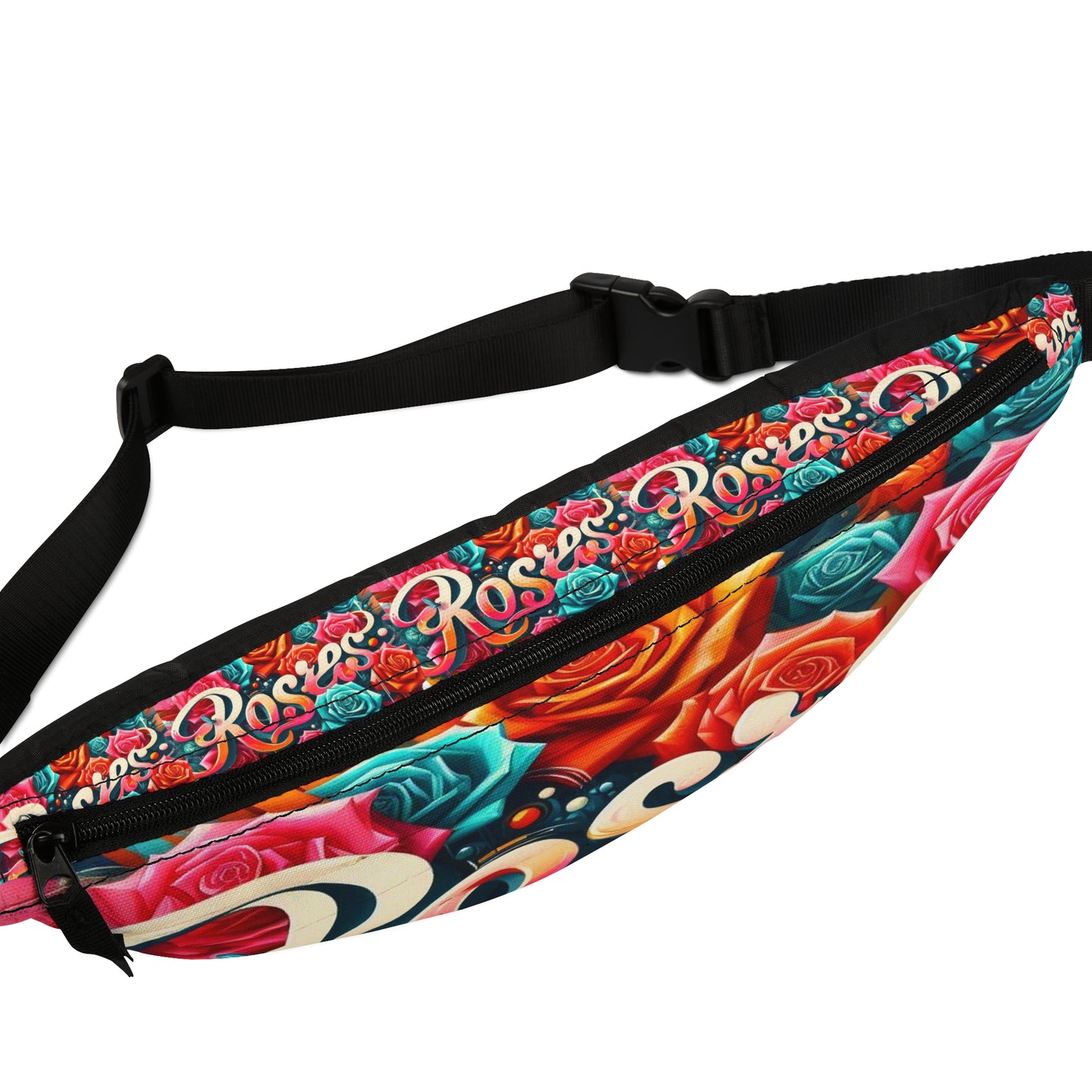 Roses Graffiti #3 Fanny Pack
