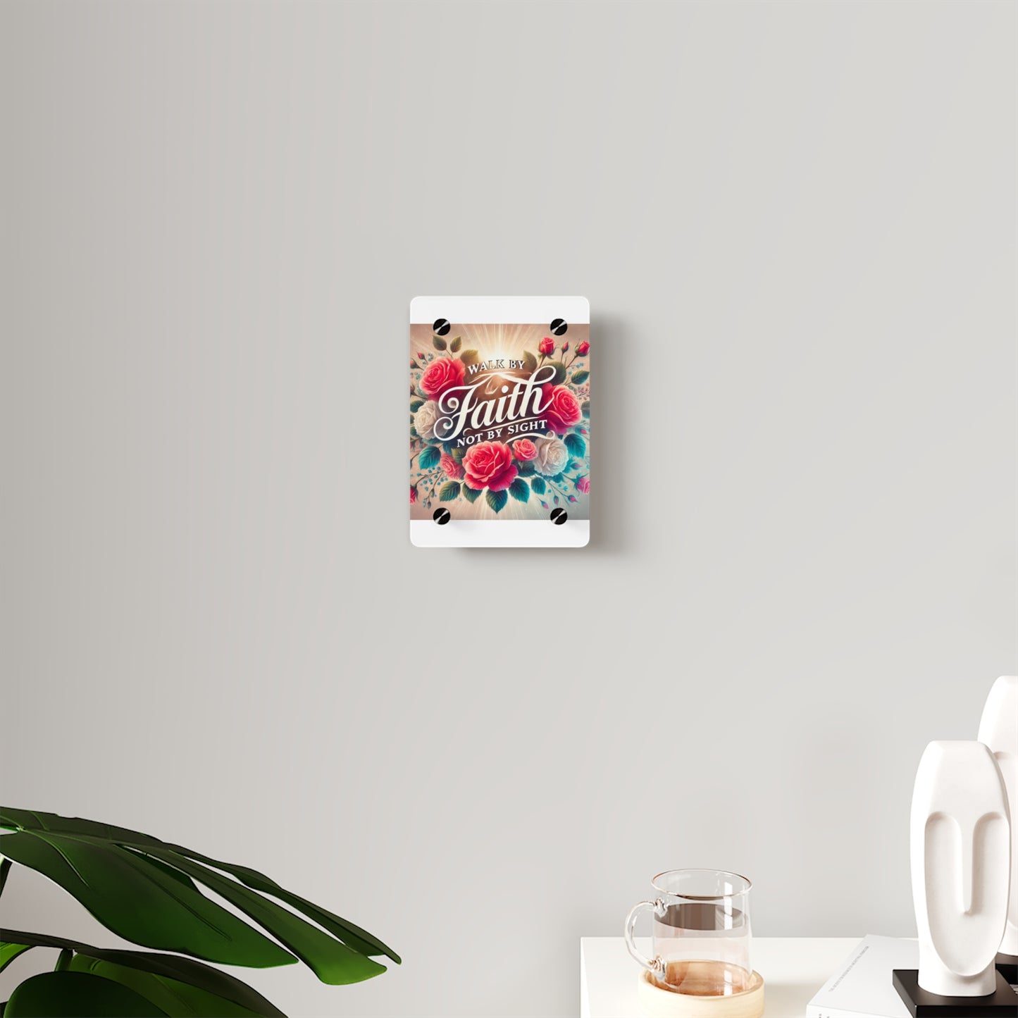 Walk By Faith Acrylic Wall Art Panel
