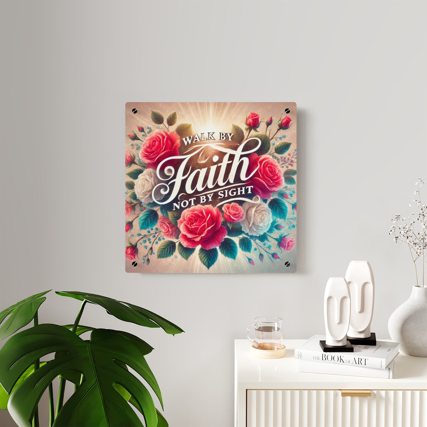 Walk By Faith Acrylic Wall Art Panel