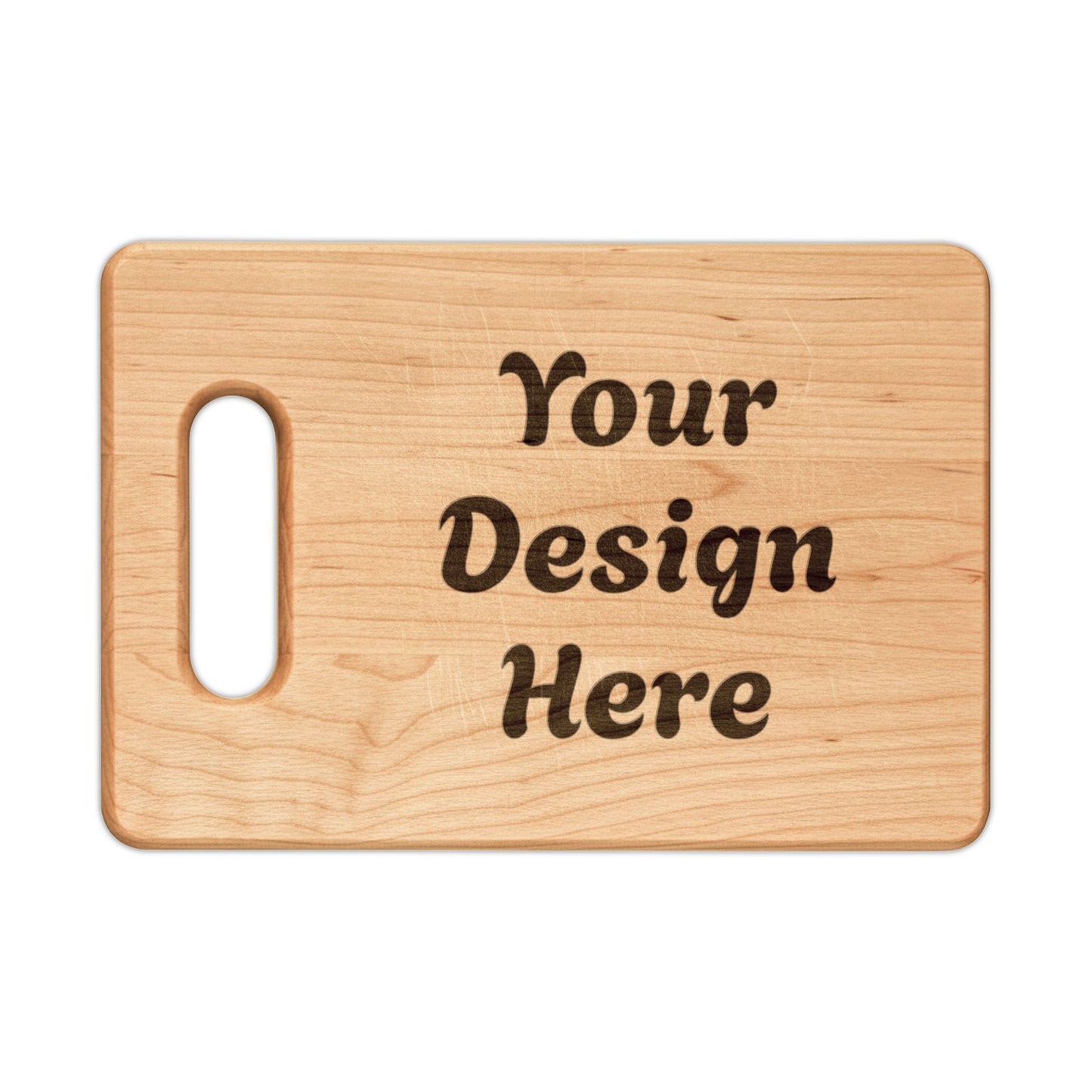 Personalized Engraved Wooden Cutting Board — Custom Design Serving & Chopping Board
