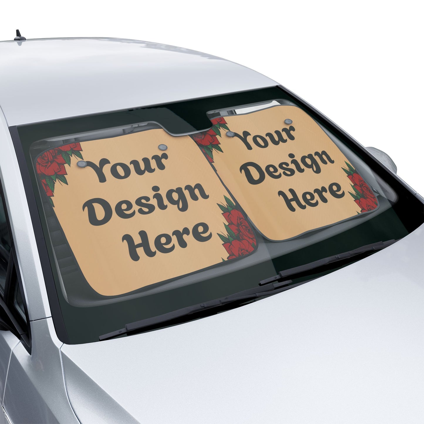 Custom Car Sun Shade — Personalized Windshield Protector