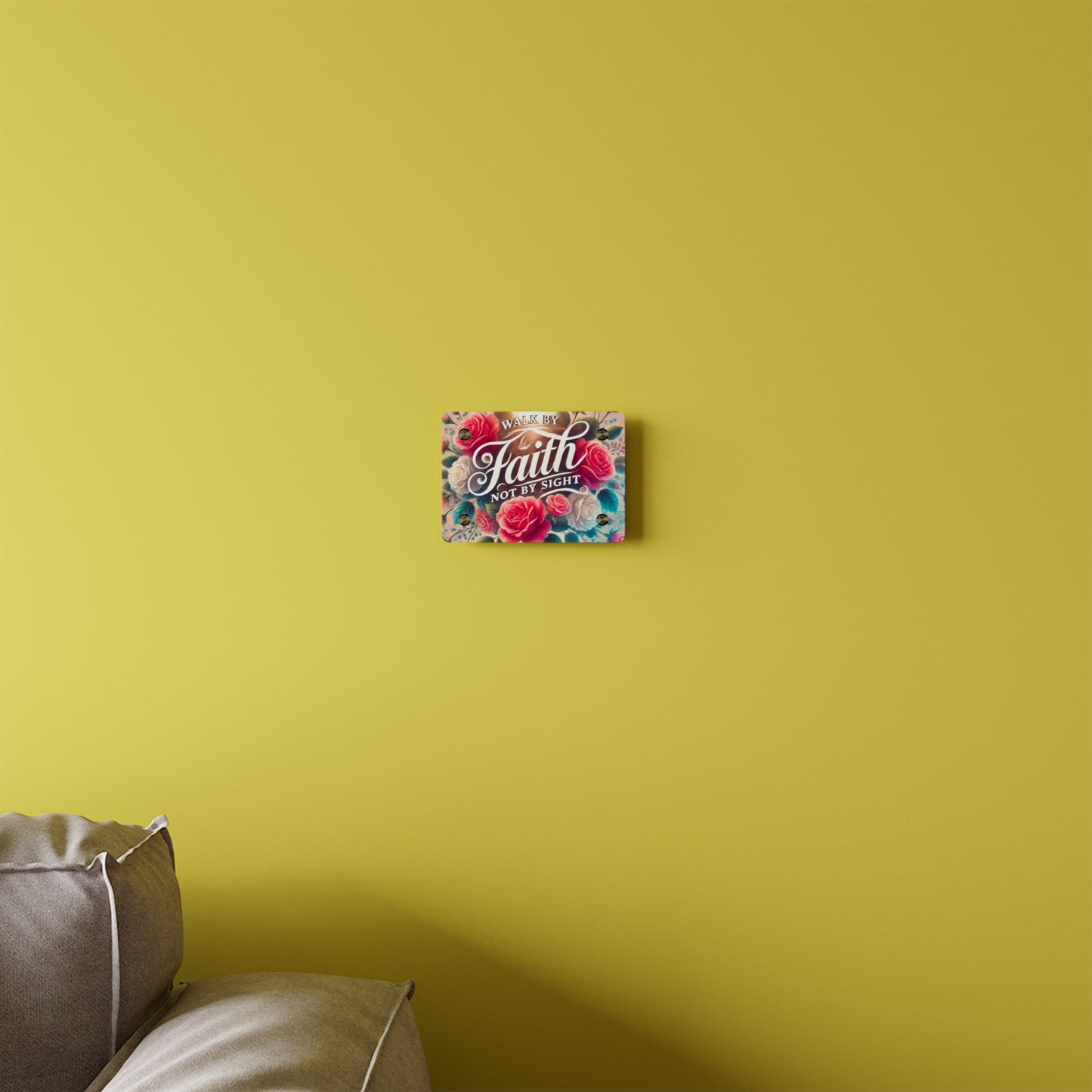 Walk By Faith Acrylic Wall Art Panel