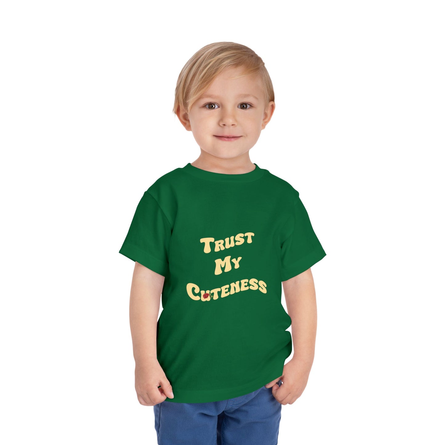 Trust My Cuteness Girls Toddler Tee