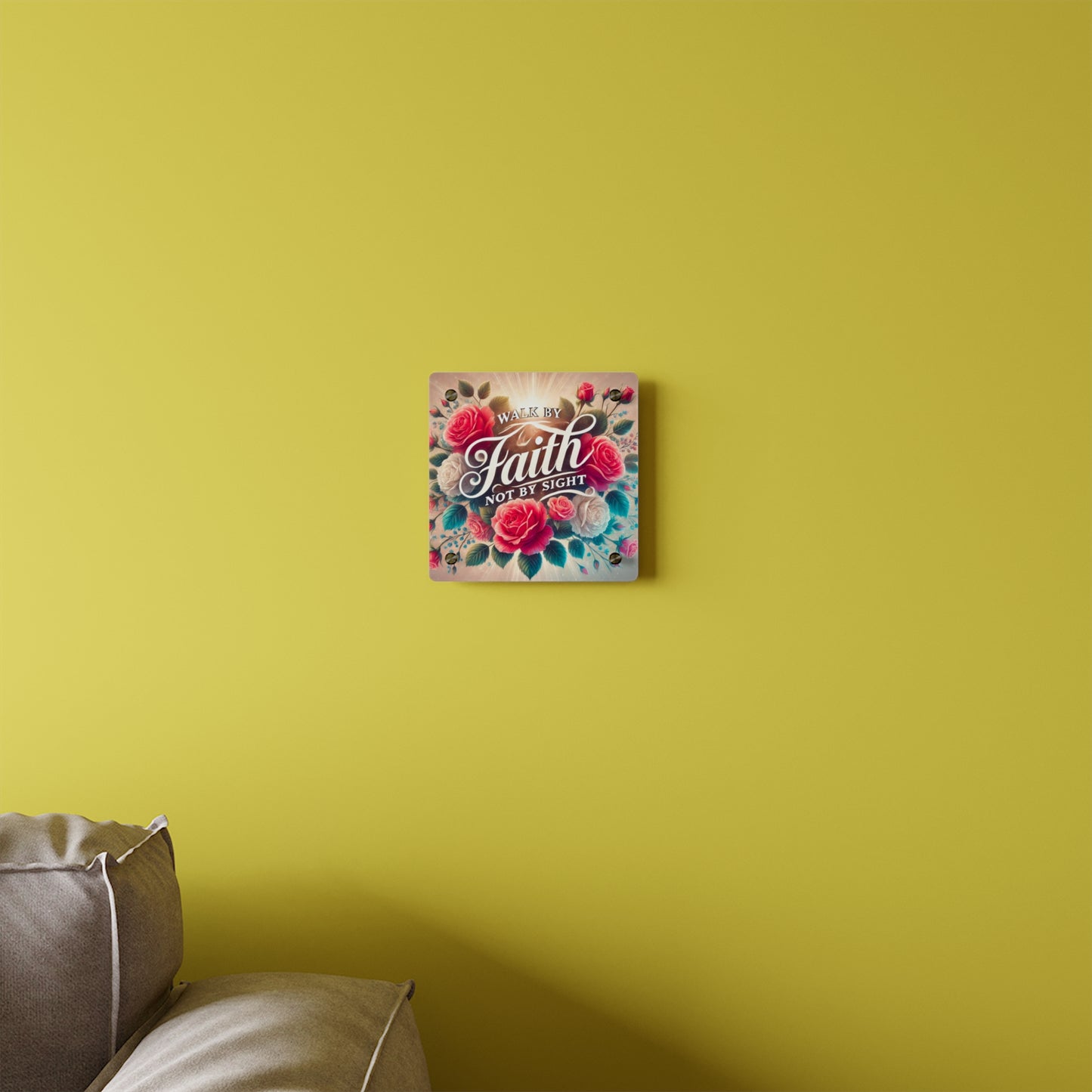 Walk By Faith Acrylic Wall Art Panel