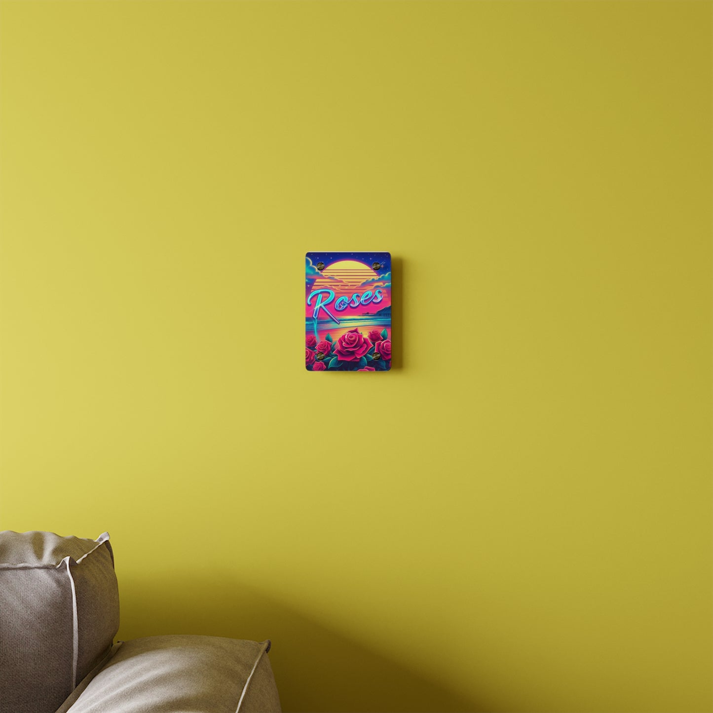 Sunset Roses Acrylic Wall Art Panel