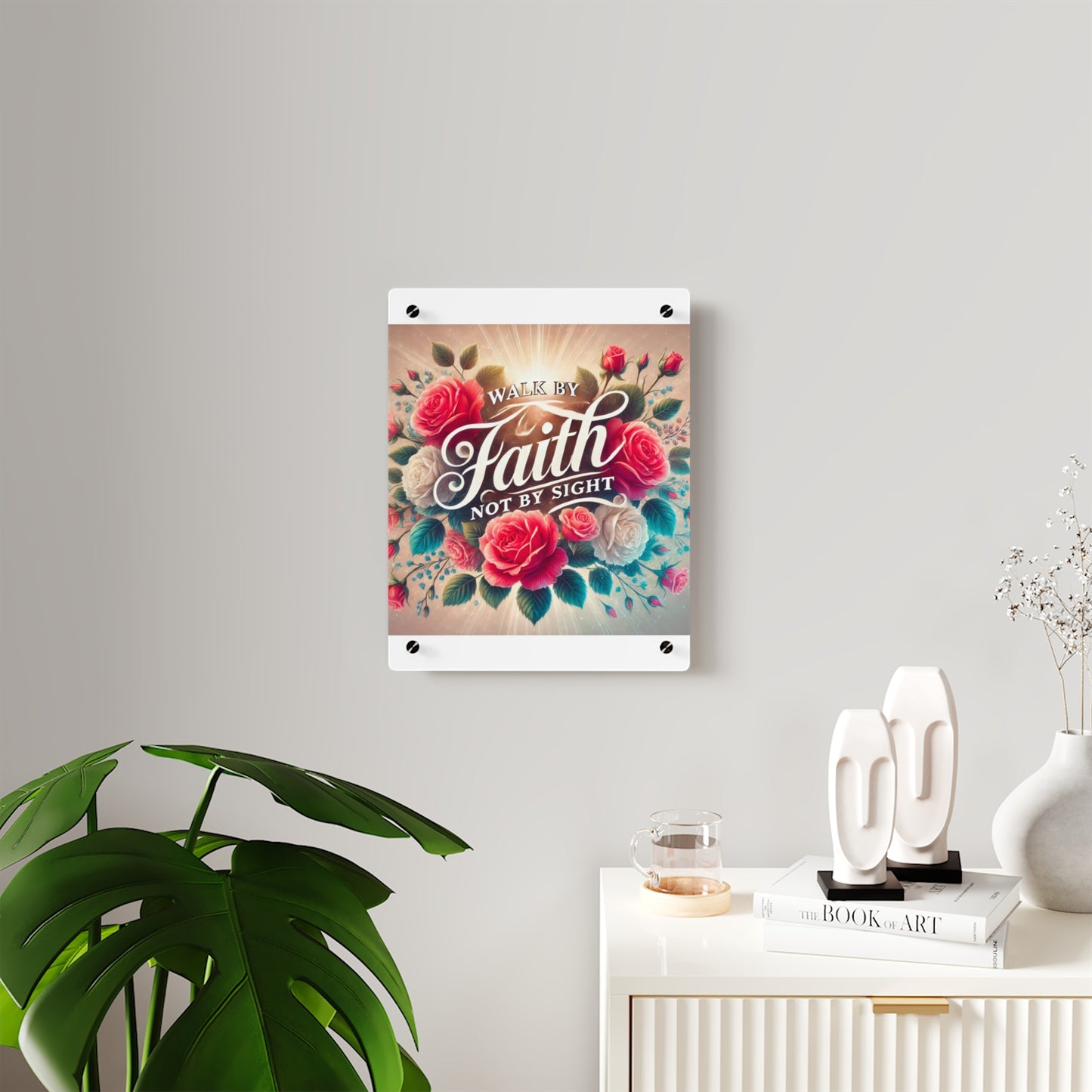 Walk By Faith Acrylic Wall Art Panel