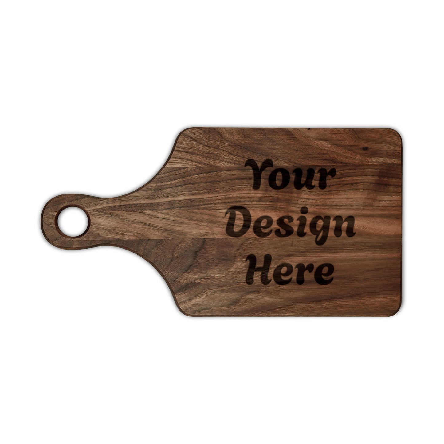 Personalized Engraved Wooden Cutting Board — Custom Design Serving & Chopping Board