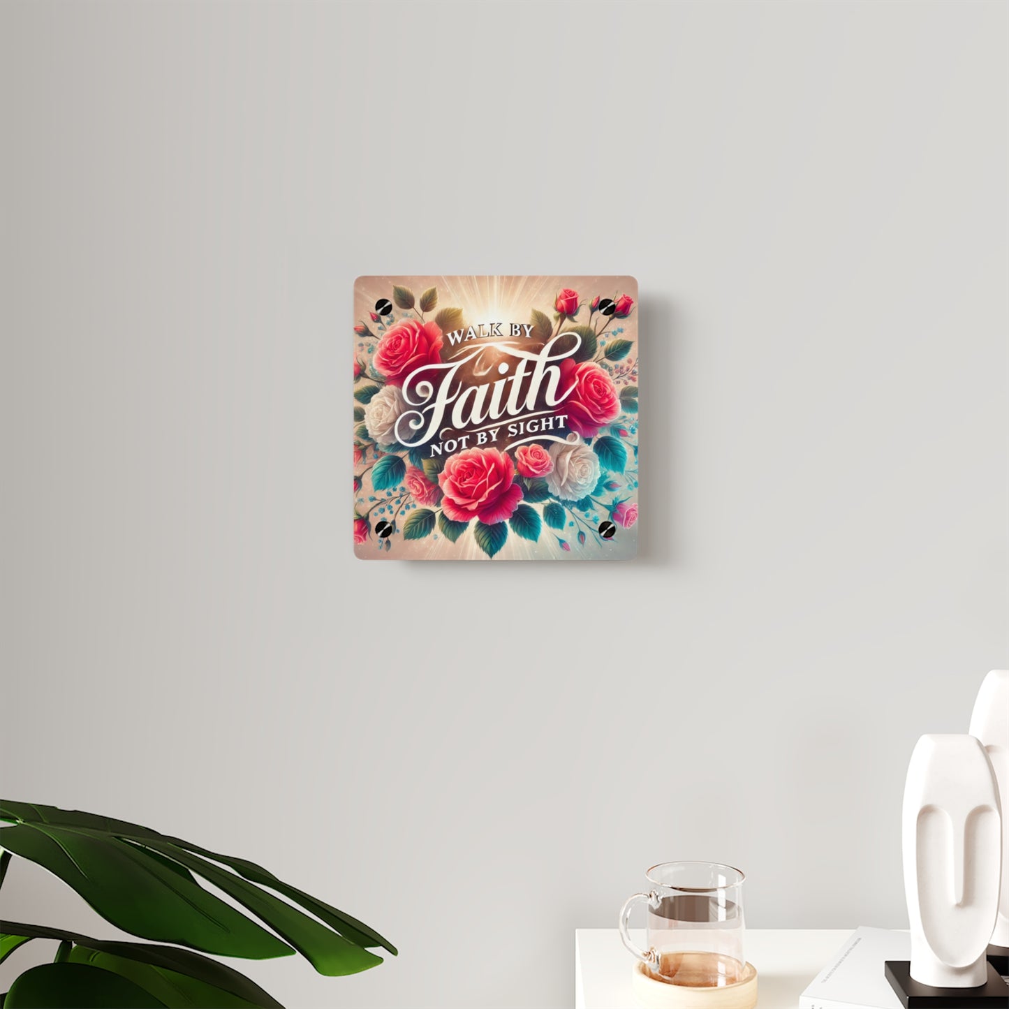 Walk By Faith Acrylic Wall Art Panel