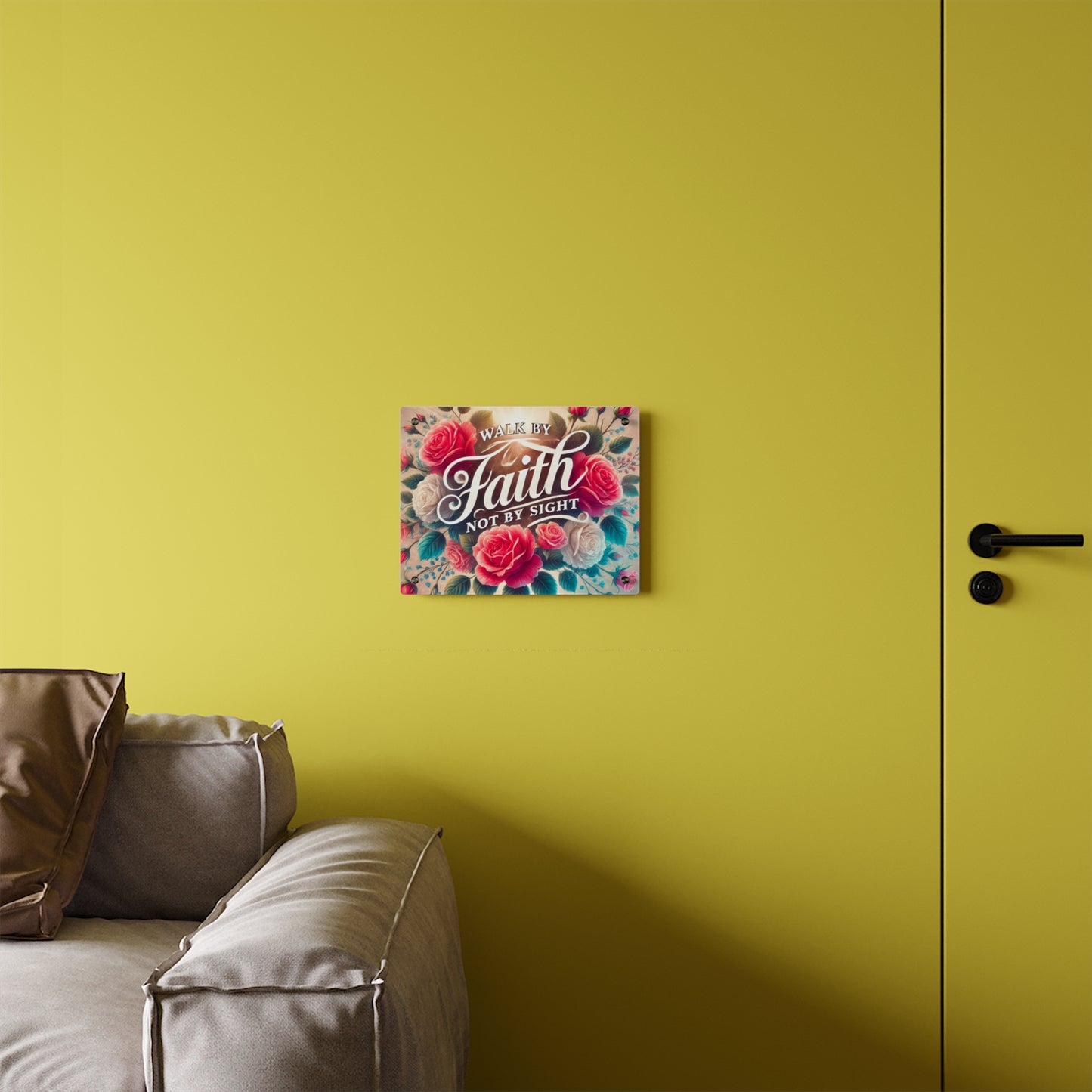 Walk By Faith Acrylic Wall Art Panel