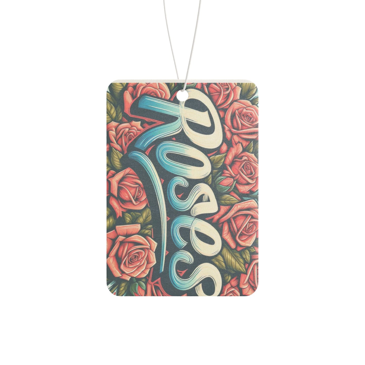 Roses Pine Scent Car Air Freshener