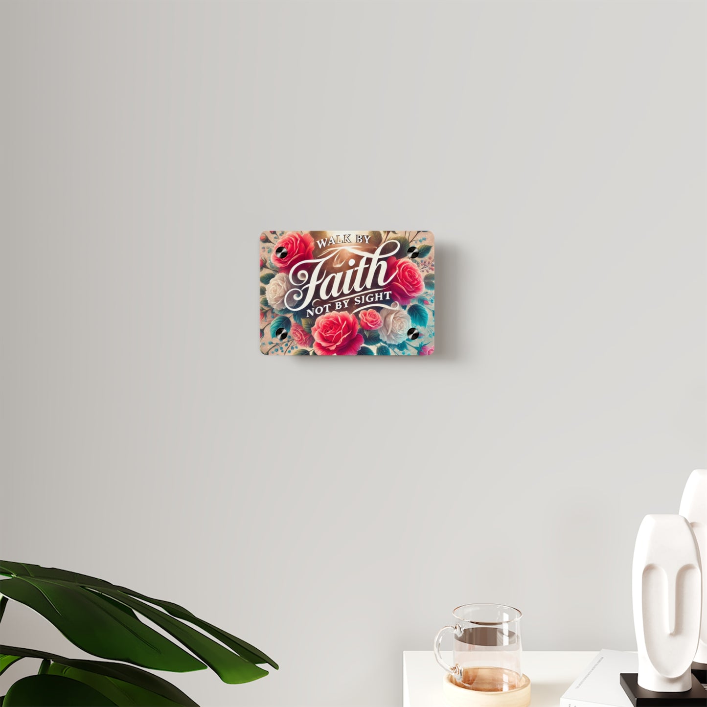 Walk By Faith Acrylic Wall Art Panel
