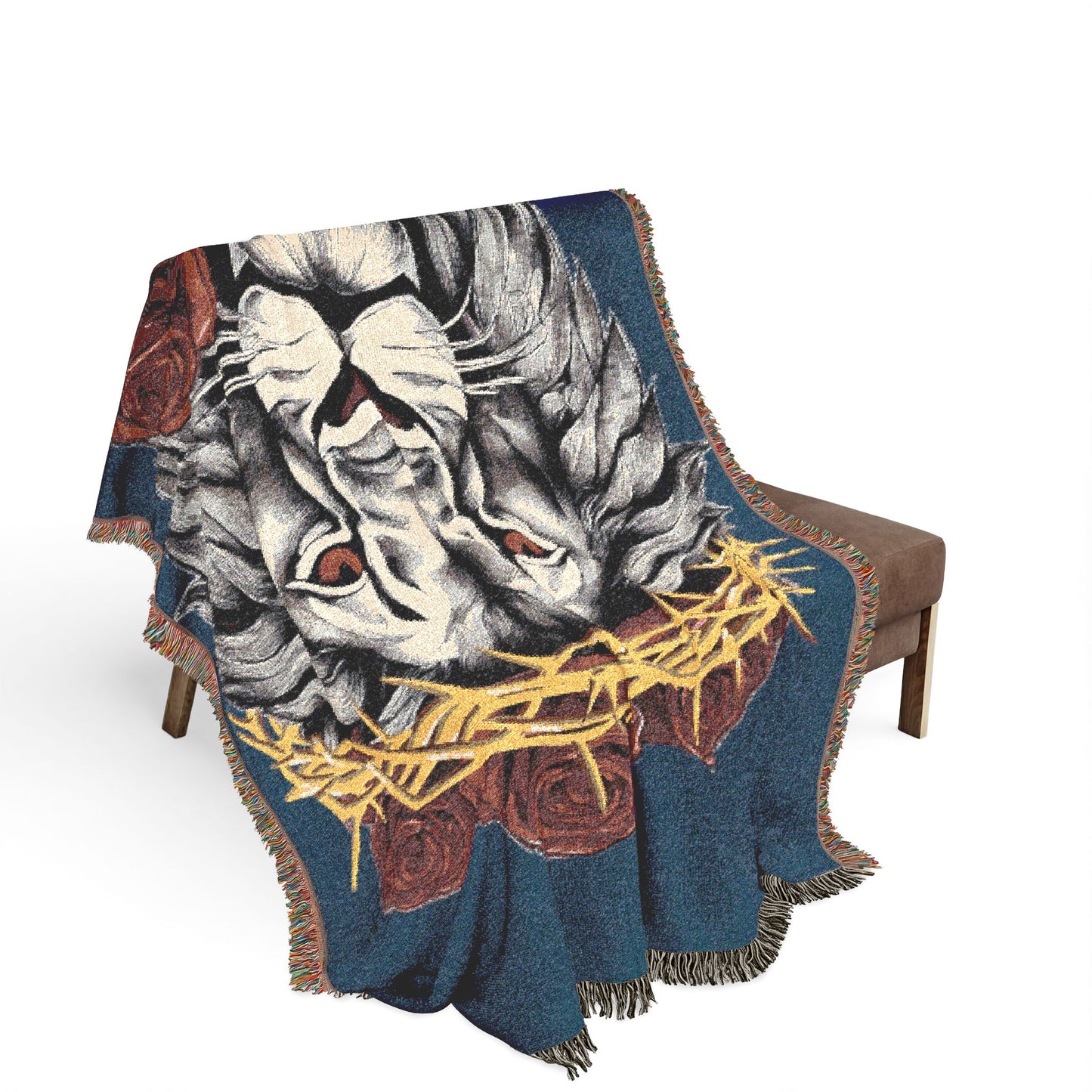 King Of Judah Tapestry Blanket