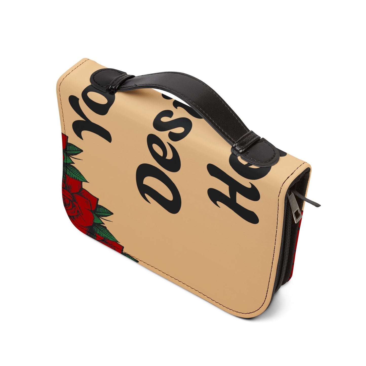 Custom Zipper Bible Cover — Protective Scripture Sleeve with Handle