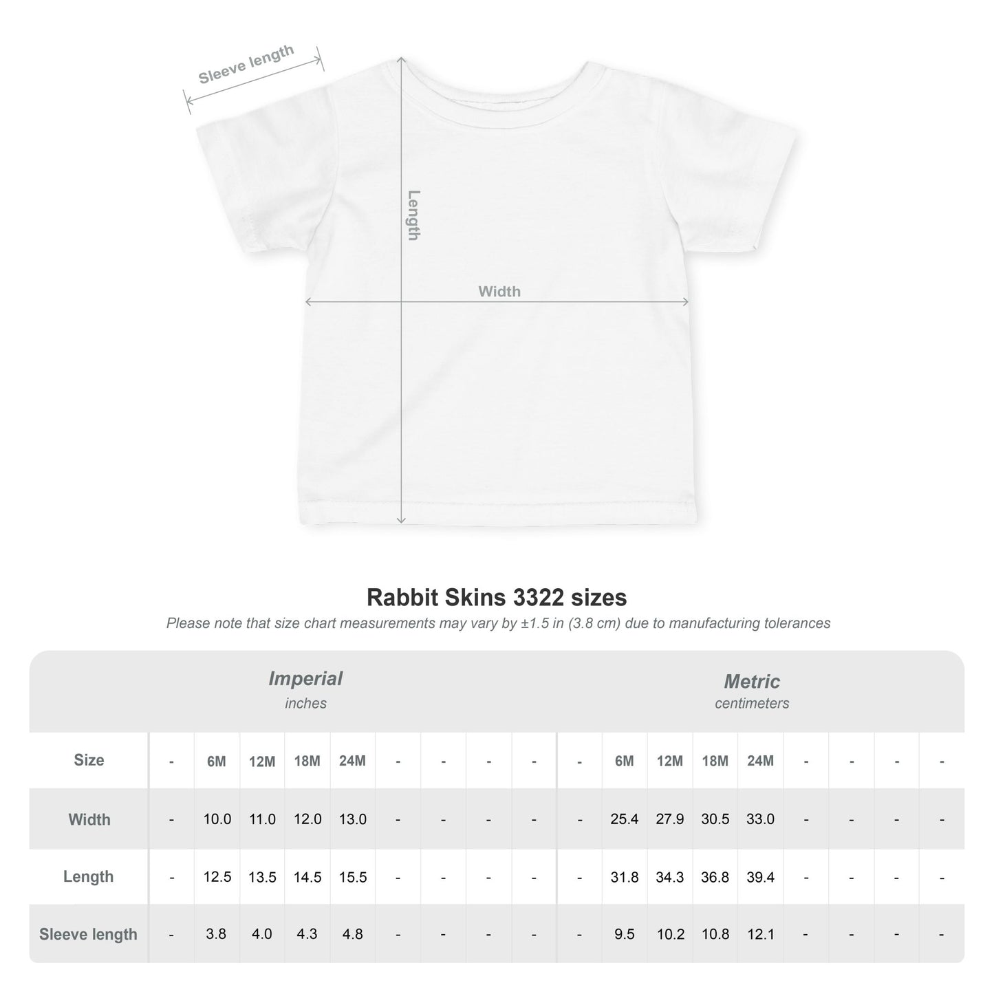 Custom Infant Jersey Tee