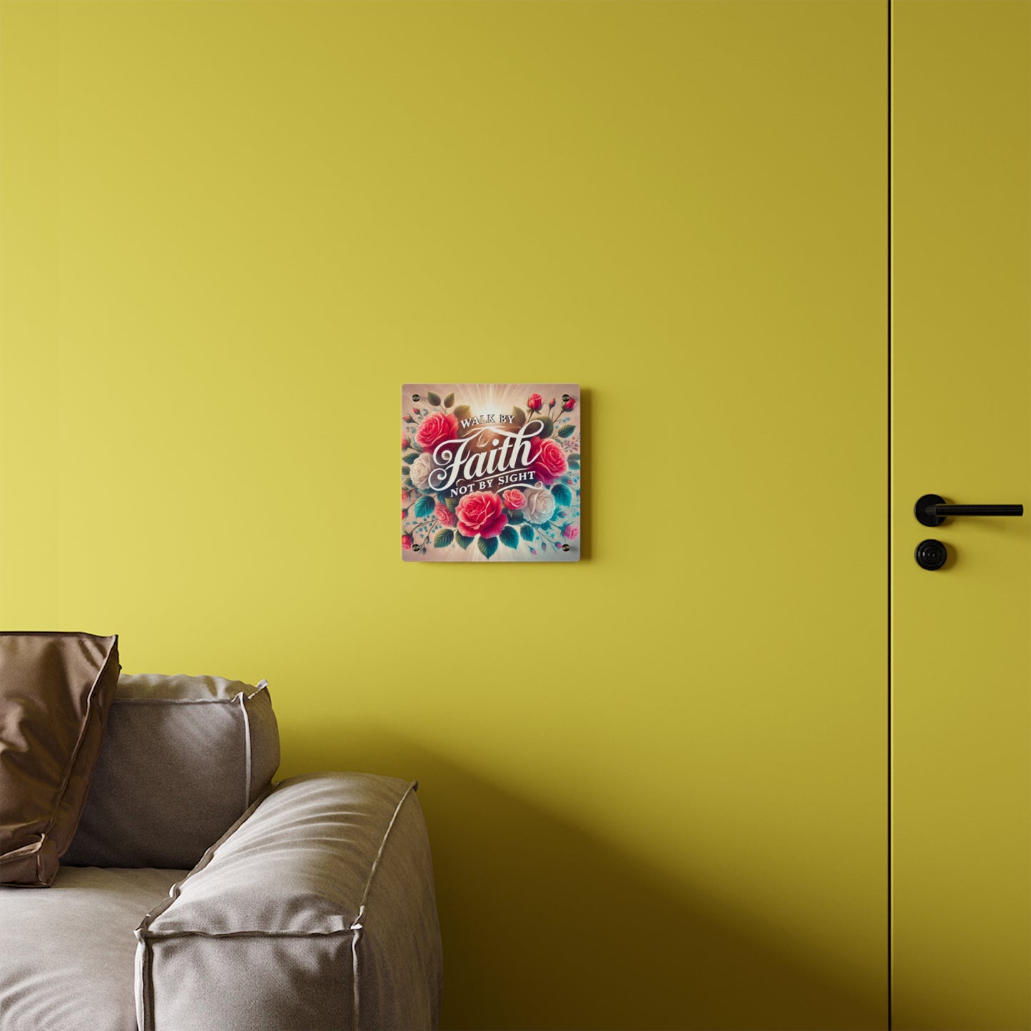 Walk By Faith Acrylic Wall Art Panel