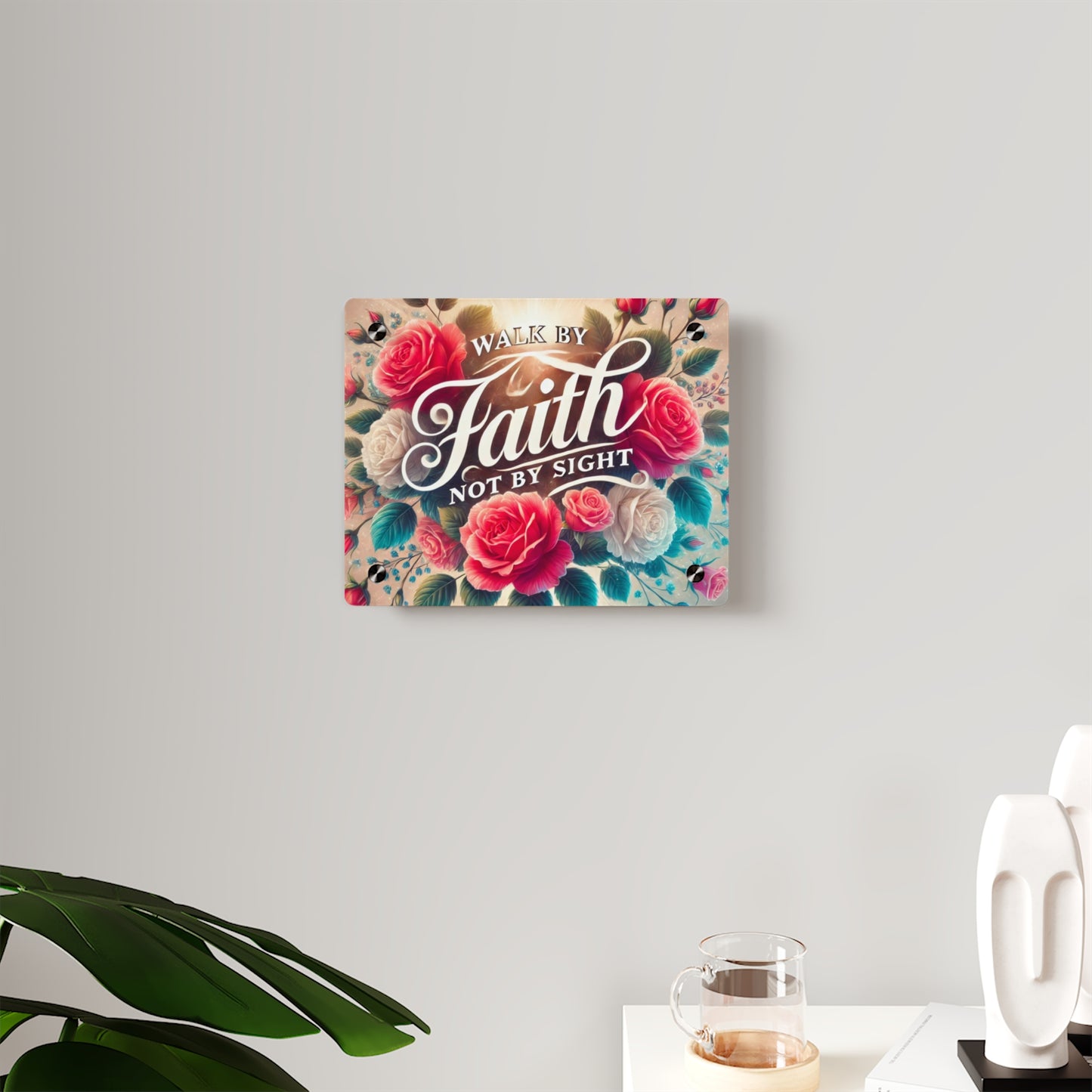 Walk By Faith Acrylic Wall Art Panel