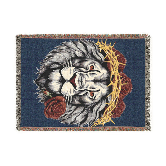 King Of Judah Tapestry Blanket