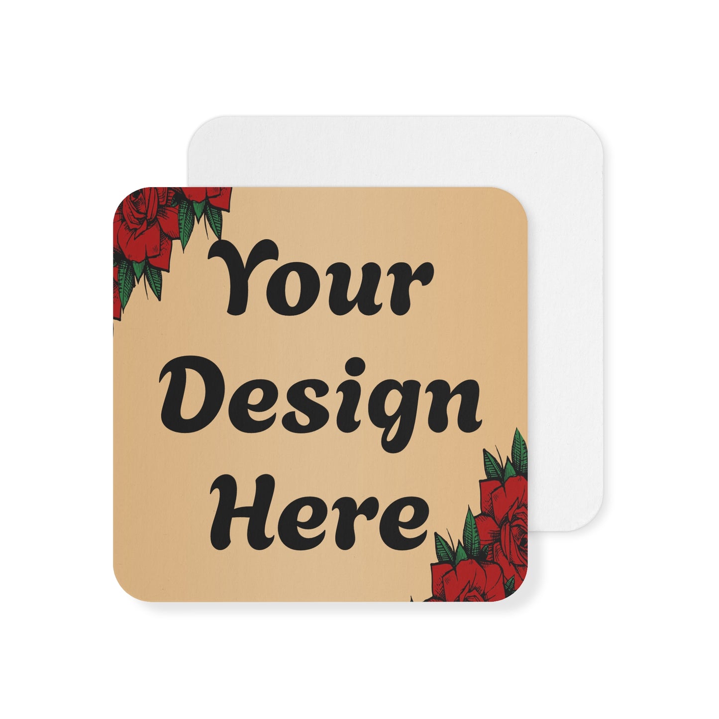 Custom Coasters (50–100 pcs) — Personalized Drink Coasters for Events & Weddings