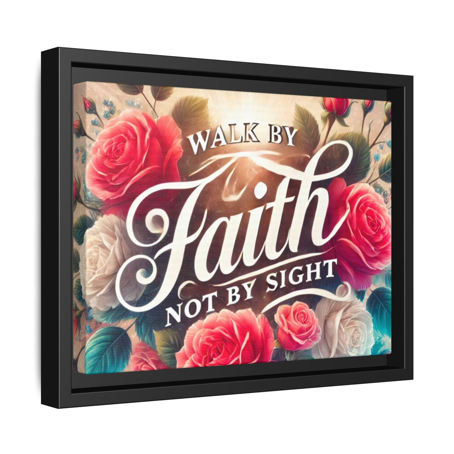 Walk By Faith Matte Canvas Framed