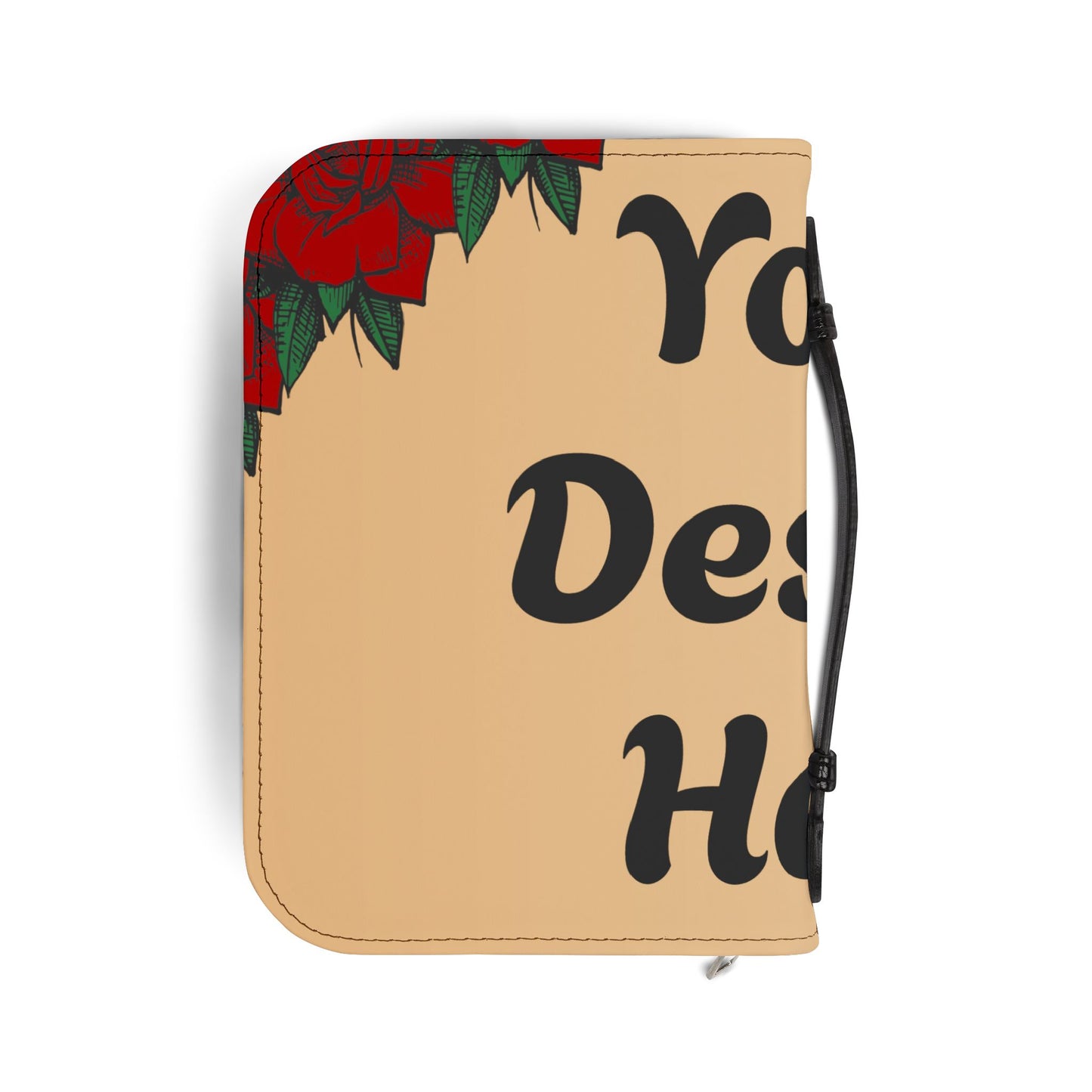 Custom Zipper Bible Cover — Protective Scripture Sleeve with Handle