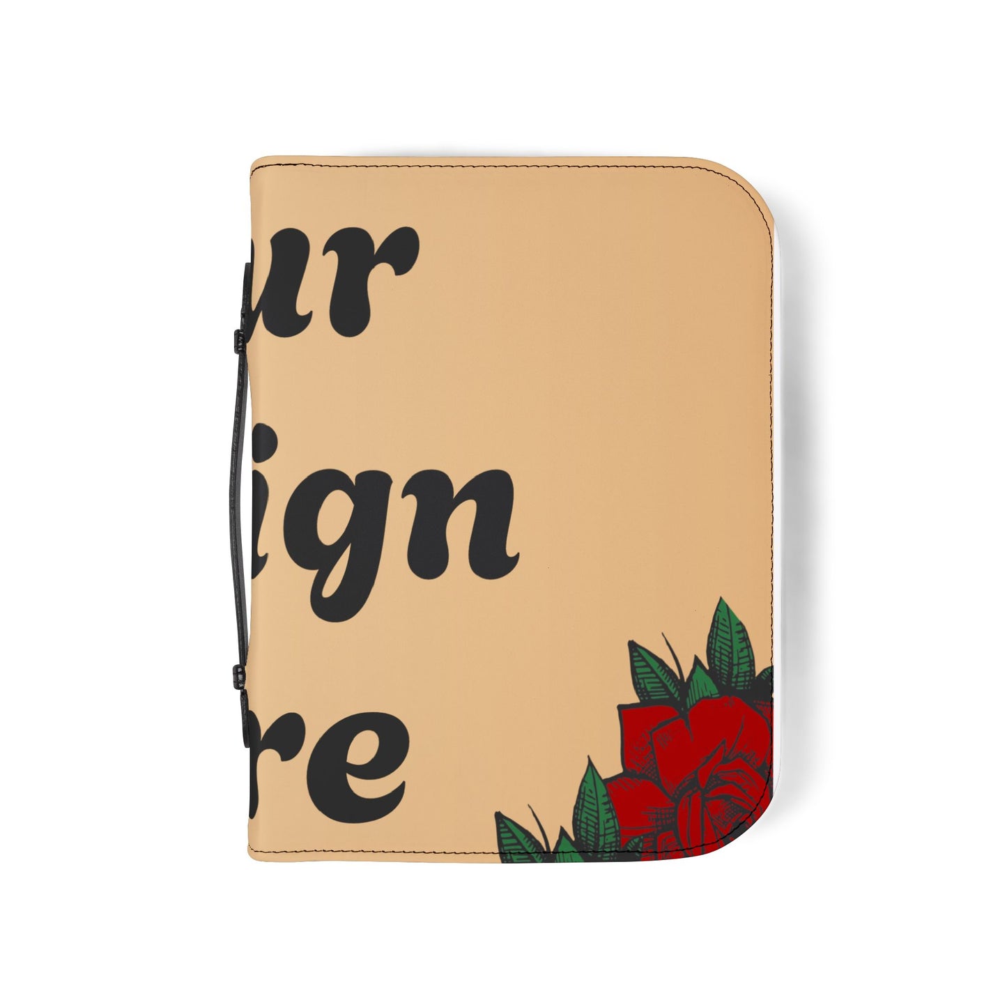 Custom Zipper Bible Cover — Protective Scripture Sleeve with Handle