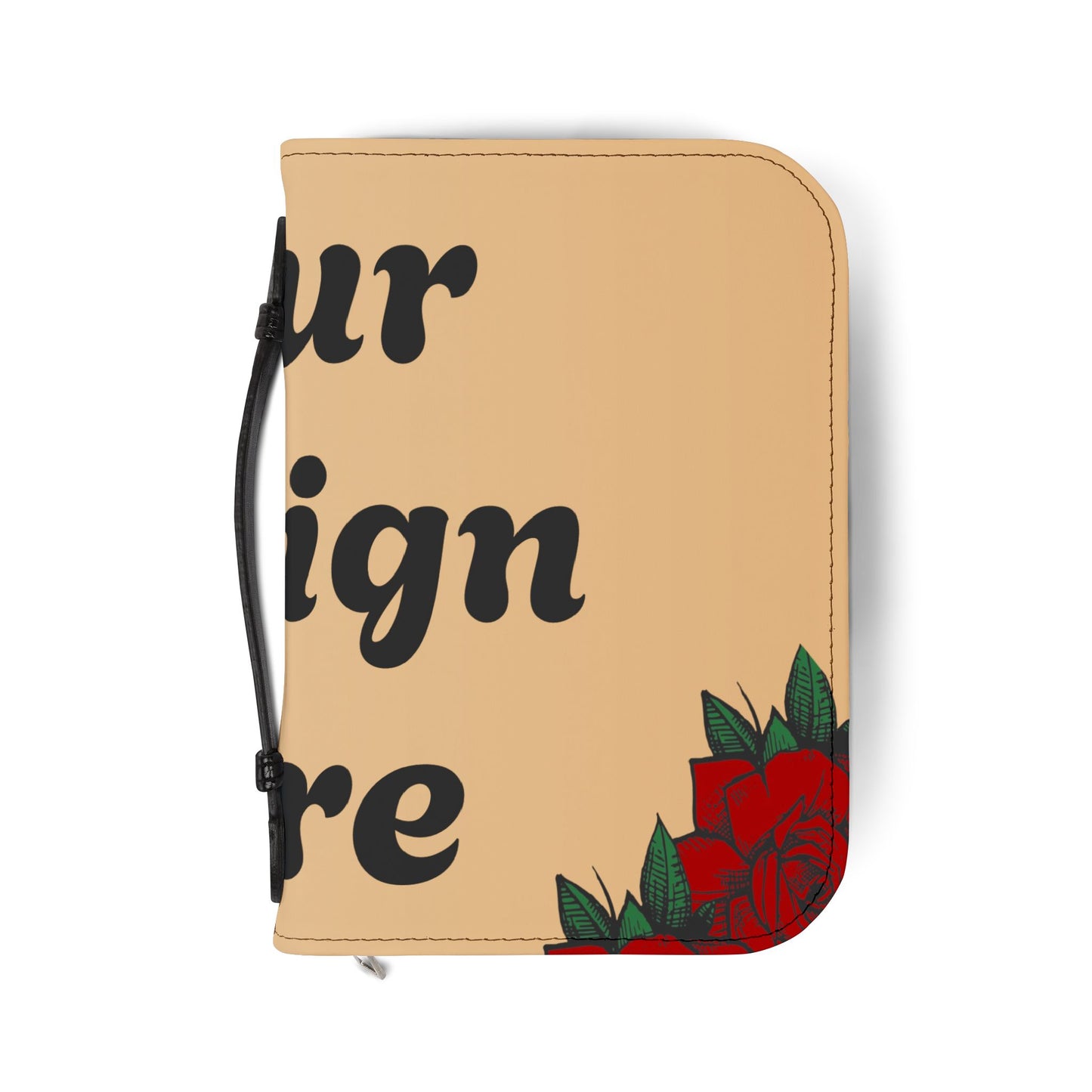 Custom Zipper Bible Cover — Protective Scripture Sleeve with Handle