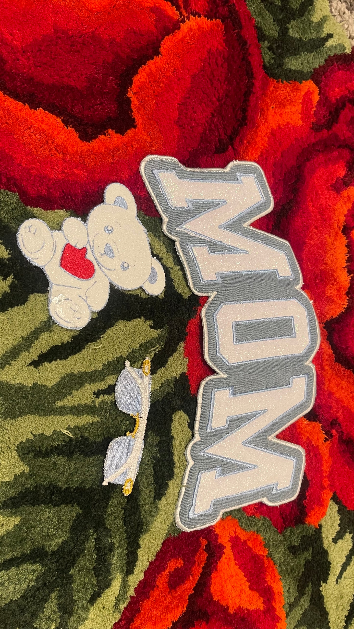 Custom Embroidered Iron On Patches in 4x4in size