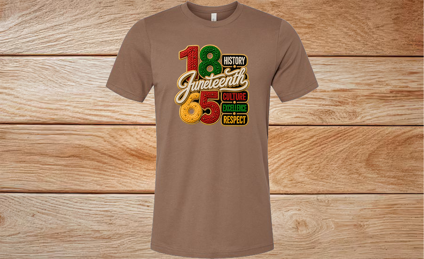 Juneteenth - 1865 History, Culture, Excellence, Respect Tee Youth