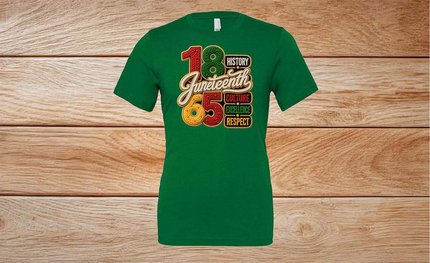 Juneteenth - 1865 History, Culture, Excellence, Respect Tee Youth