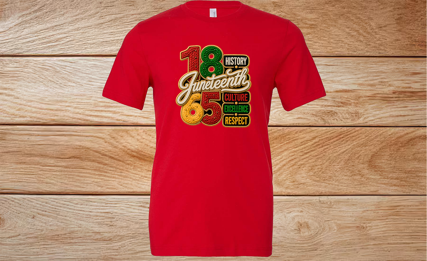 Juneteenth - 1865 History, Culture, Excellence, Respect Tee Youth