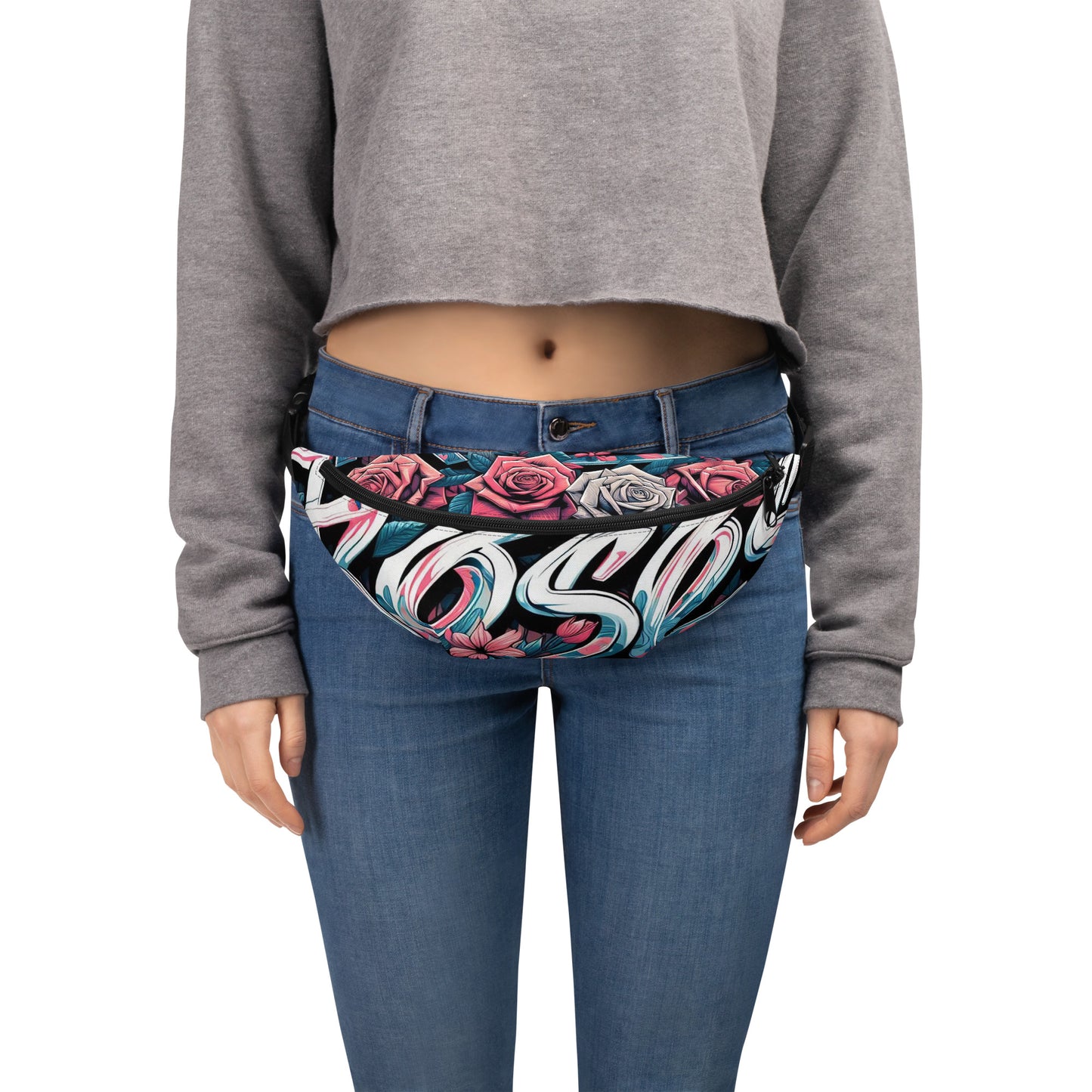 Roses Graffiti #11 Fanny Pack