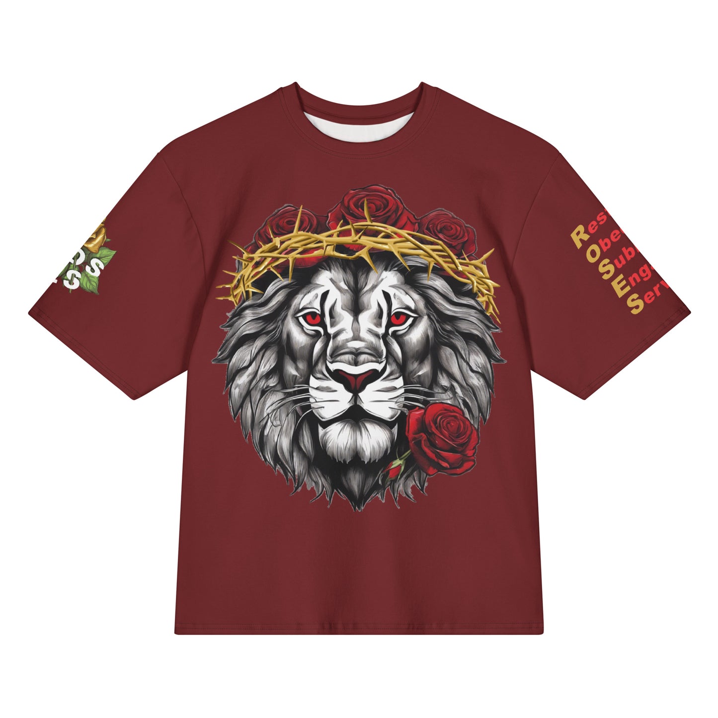 Lion Of Judah Oversized Cotton T-Shirt