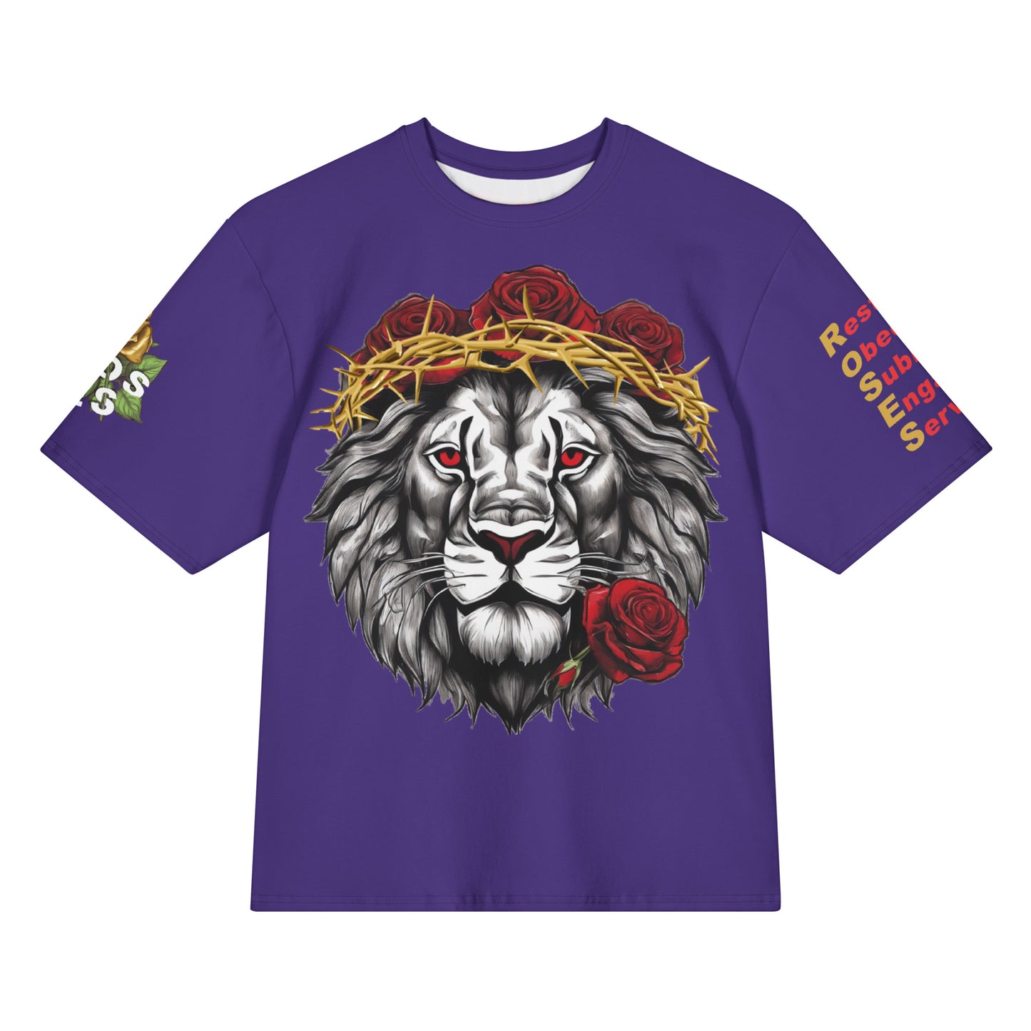 Lion Of Judah Oversized Cotton T-Shirt