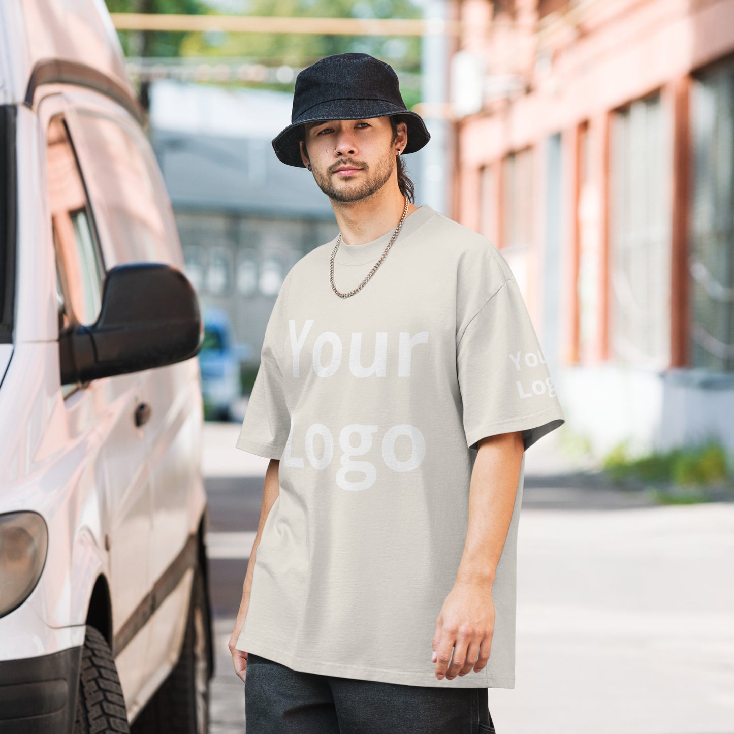 Custom Oversized faded t-shirt