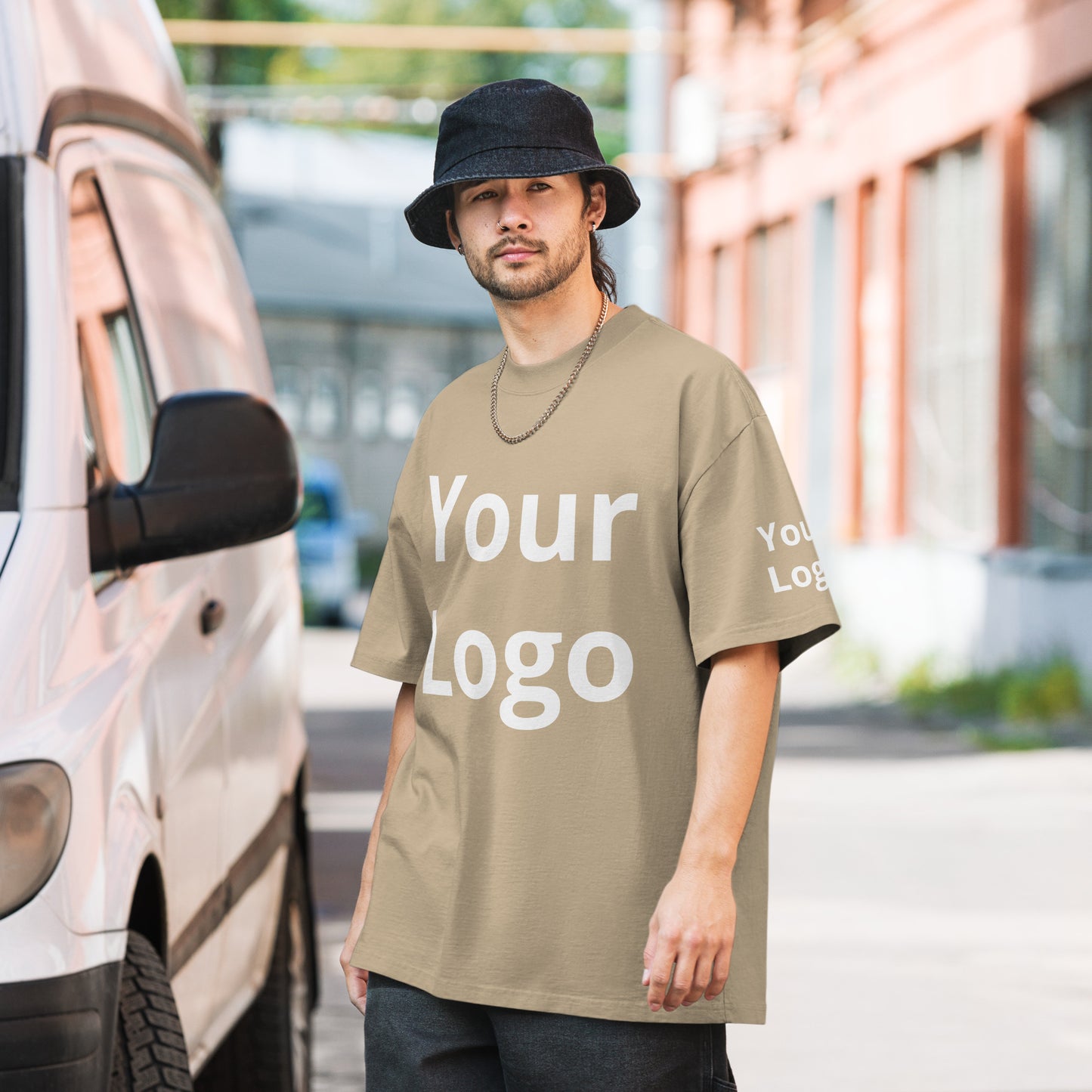 Custom Oversized faded t-shirt